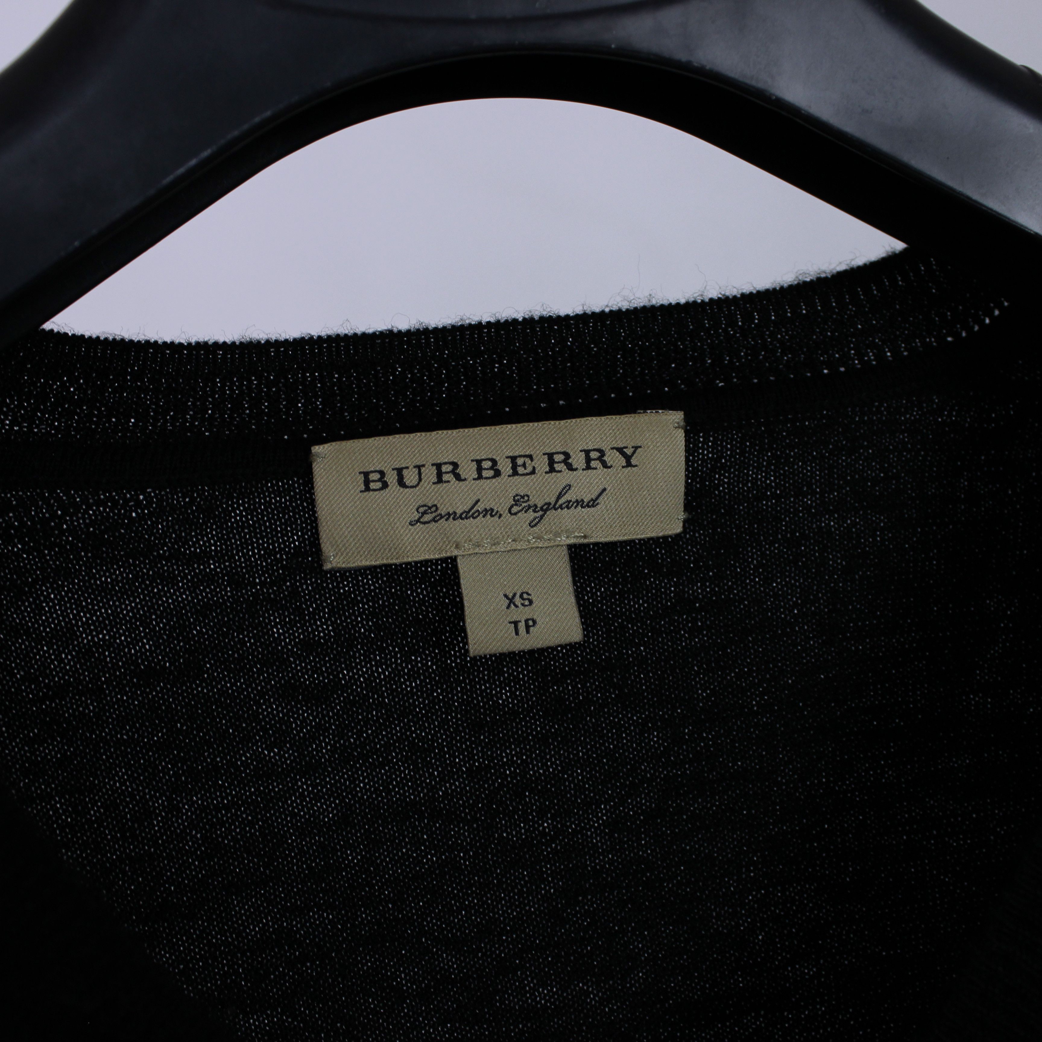 Burberry Burberry sweater women pure wool black XS Size XS / US 0-2 / IT 36-38 - 6 Thumbnail