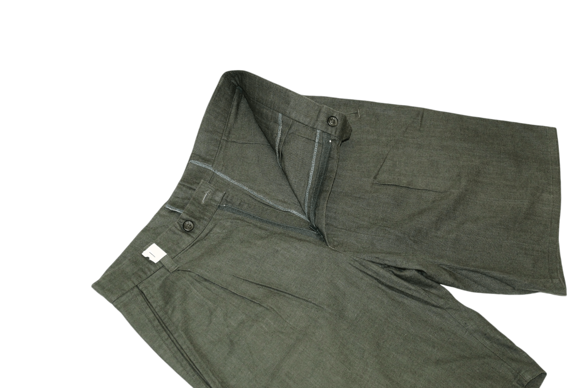 First Aid To The Injured Bertrand Marois Quebec Workshop cotton linen bermuda shorts Size US 31 - 5 Thumbnail