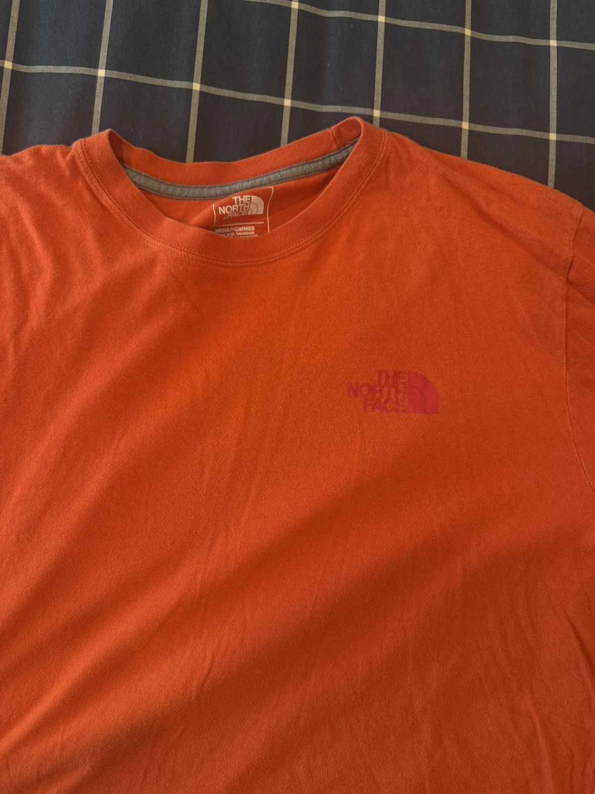 The North Face The North Face Orange Box Logo Tee Men's T-Shirt Size Large Size US L / EU 52-54 / 3 - 2 Thumbnail