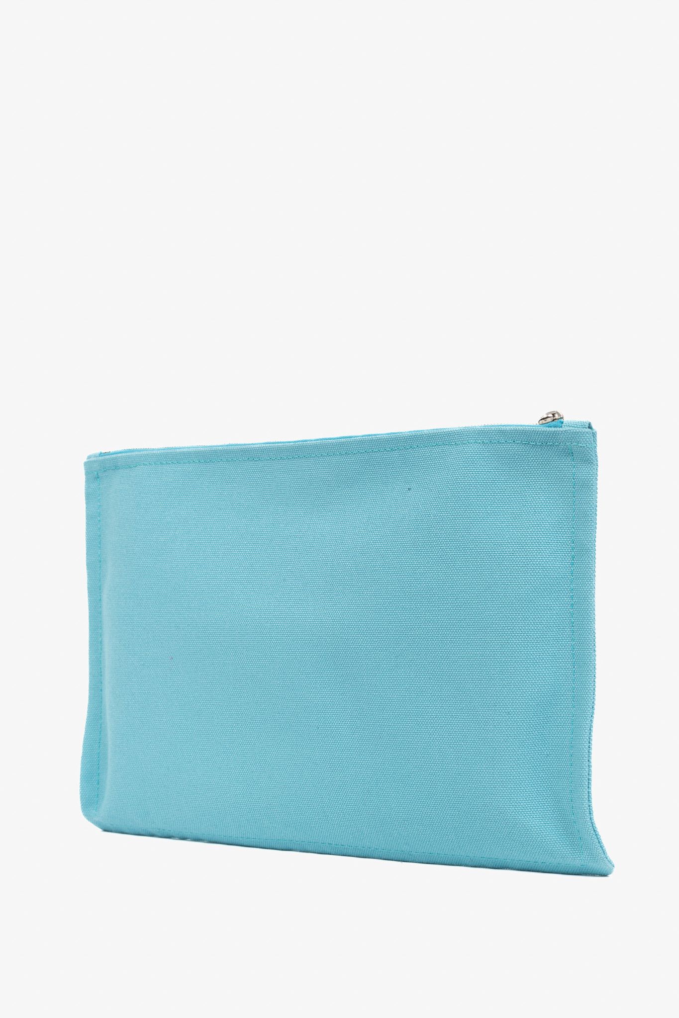Hermes Hermes Flat Yachting GM Blue Logo Toile Pouch Size ONE SIZE - 3 Thumbnail