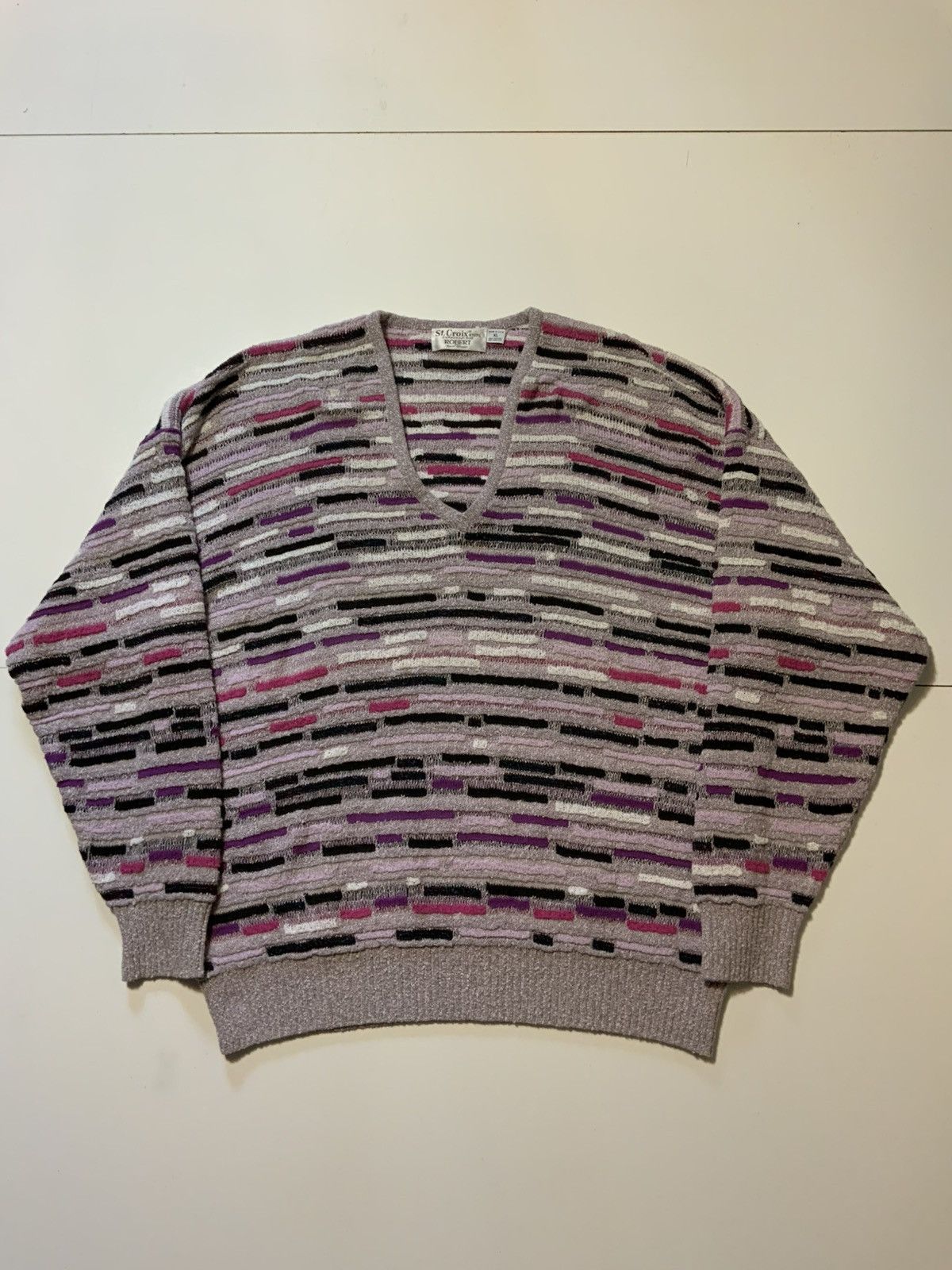 Vintage Vintage St. Croix Knits Palm Springs Biggie Smalls Sweater Size US XL / EU 56 / 4 - 1 Thumbnail