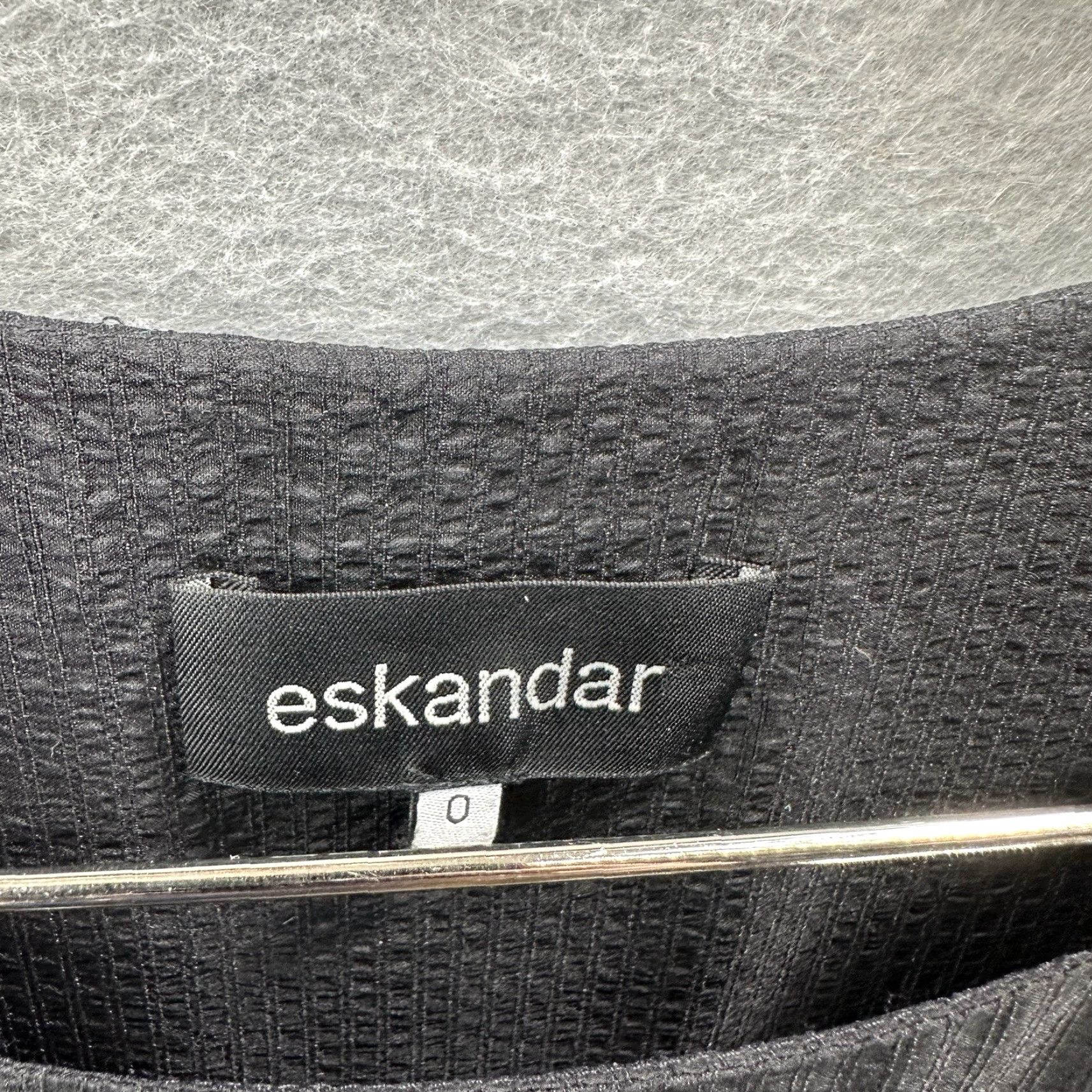 eskandar VINTAGE Eskandar Silk Dress Women Midi Sleeveless Black Lightweght Pockets Bohemian Art 2020s Womens Size S / US 4 / IT 40 - 6 Thumbnail