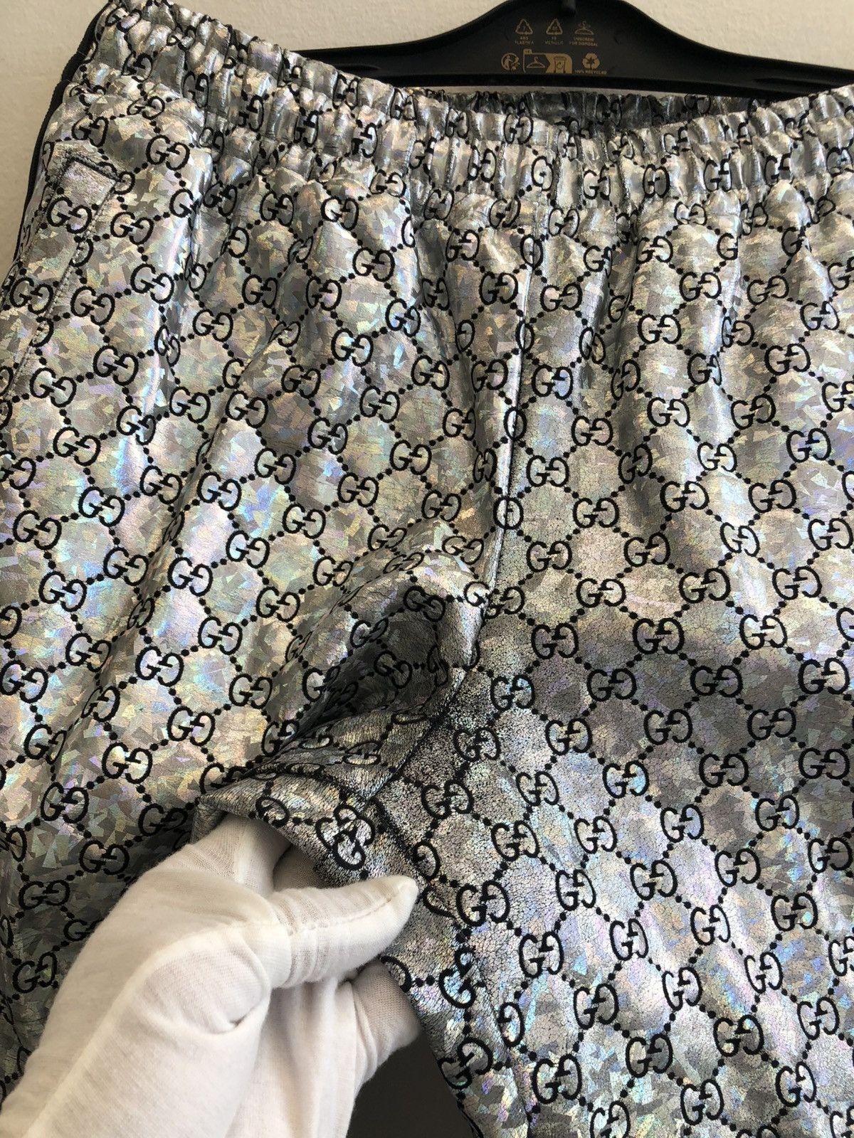 Gucci Gucci GG Supreme Print diamond crystal Jogging Pant Size US 32 / EU 48 - 4 Thumbnail