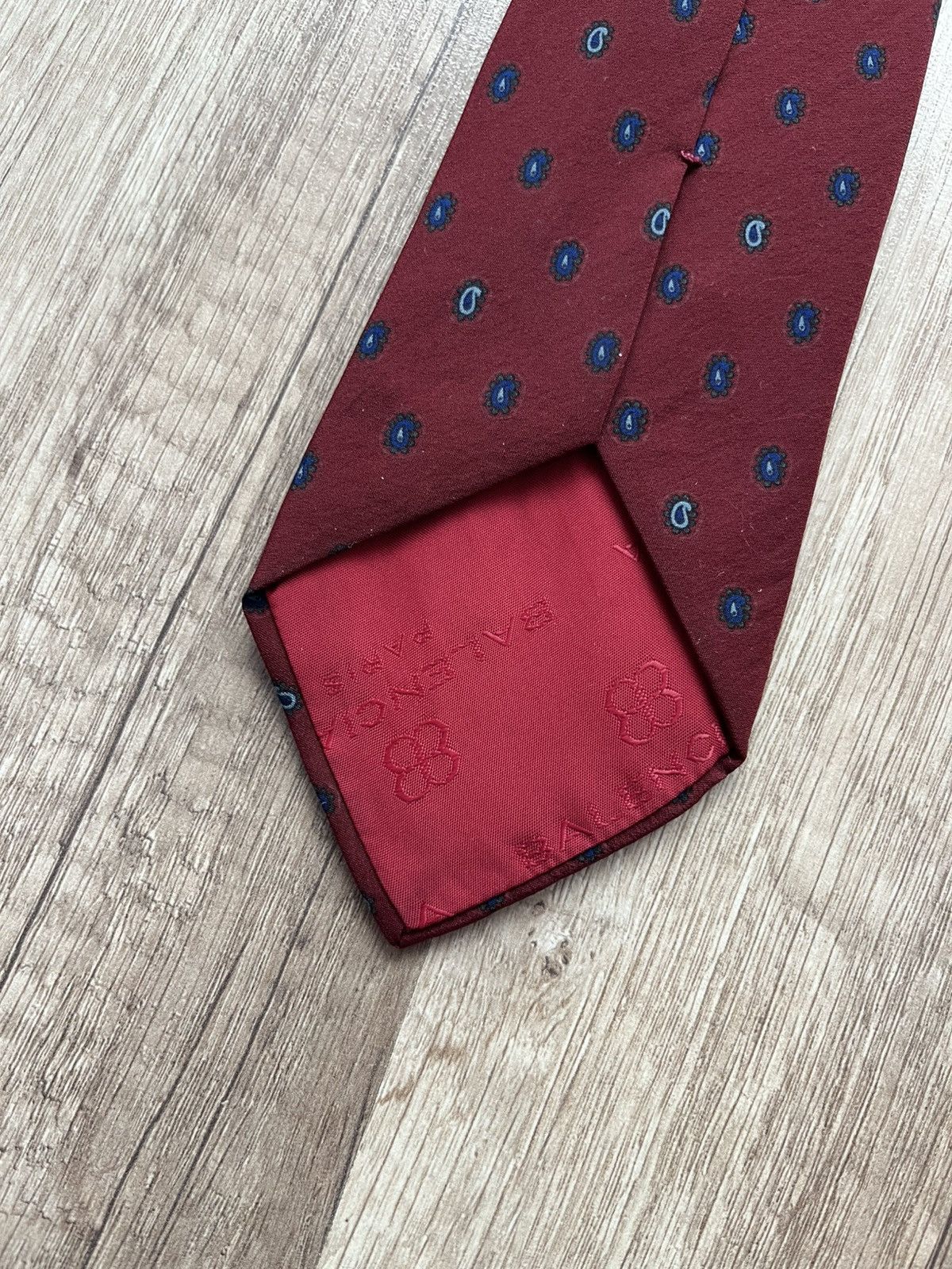 Balenciaga × Vintage Rare Vintage Balenciaga Paris Tie — 100% Silk Size ONE SIZE - 5 Thumbnail