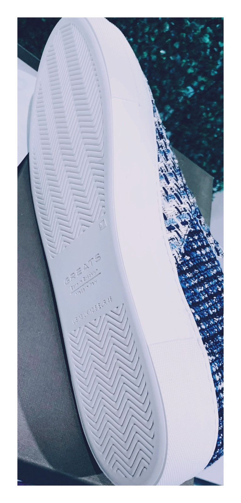 Greats New Greats Wooster x Lardini Slip-On Sneaker White/Blue Sz13 Size US 13 / EU 46 - 14 Thumbnail