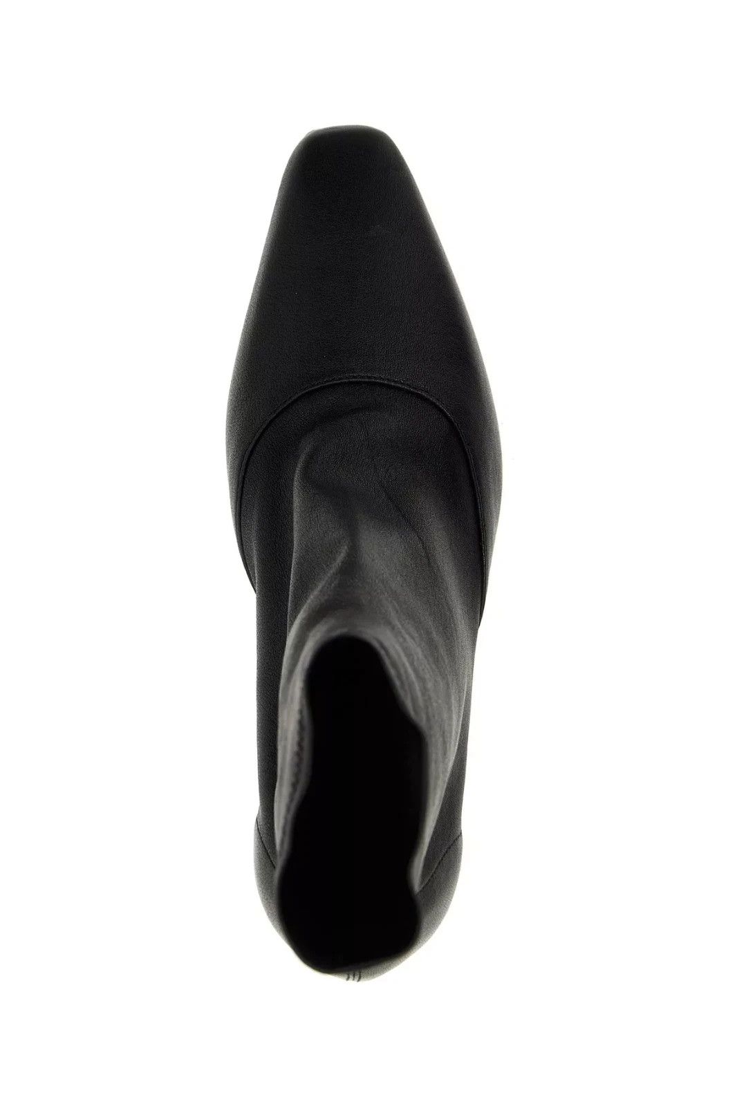 FERRAGAMO Adhar Gold/Black Leather Ankle 70mm Boots