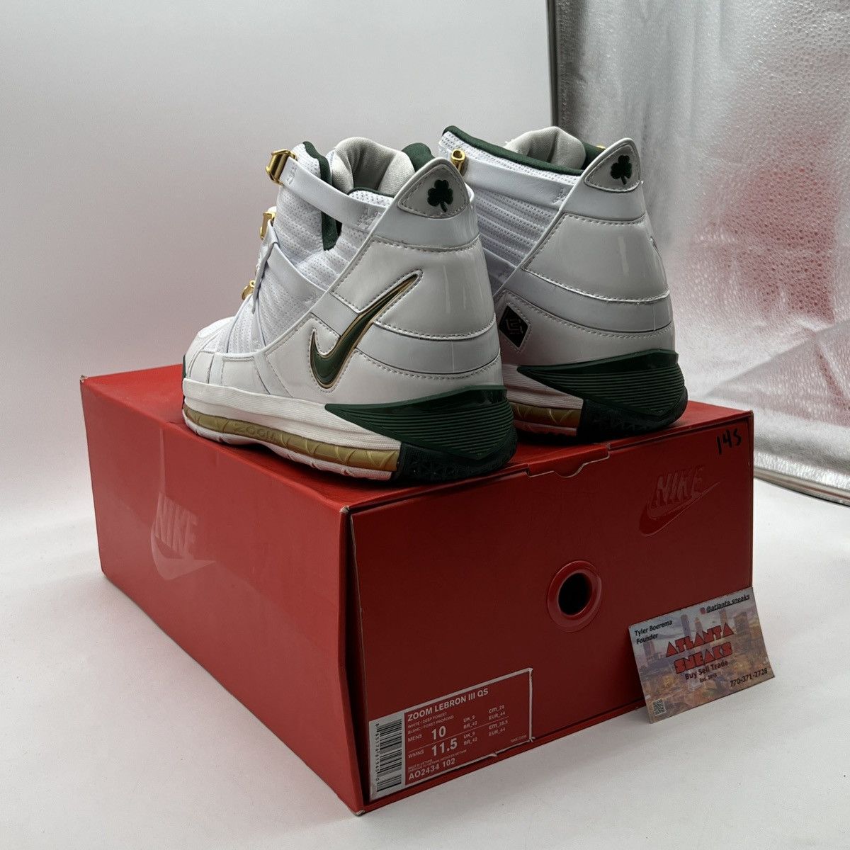 Nike Zoom Lebron 3 SVSM home Size US 10 / EU 43 - 4 Thumbnail