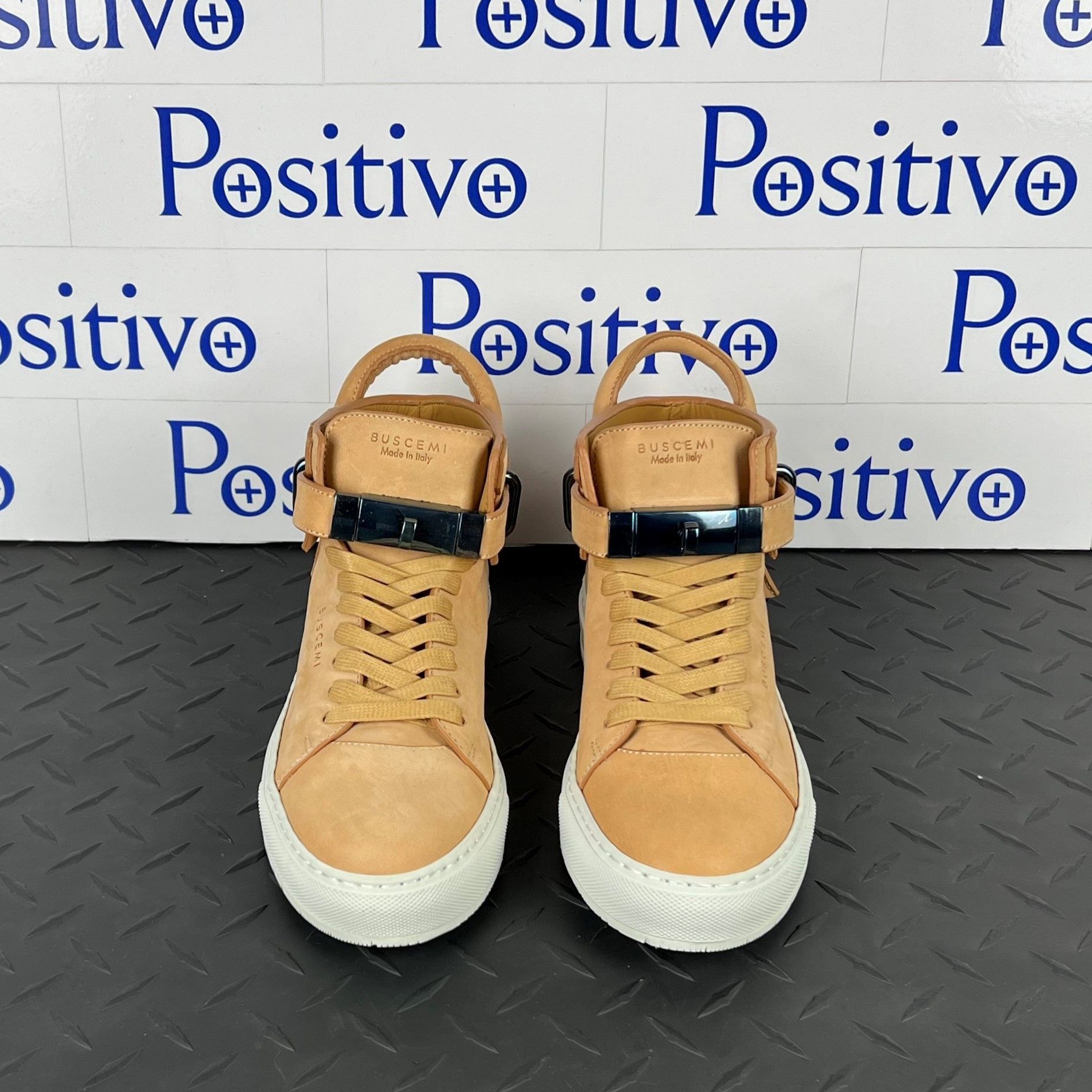 Buscemi Buscemi 100MM Vegtan/Avorio Leather Sneakers US 6 SAMPLE Size US 6 / EU 39 - 3 Thumbnail
