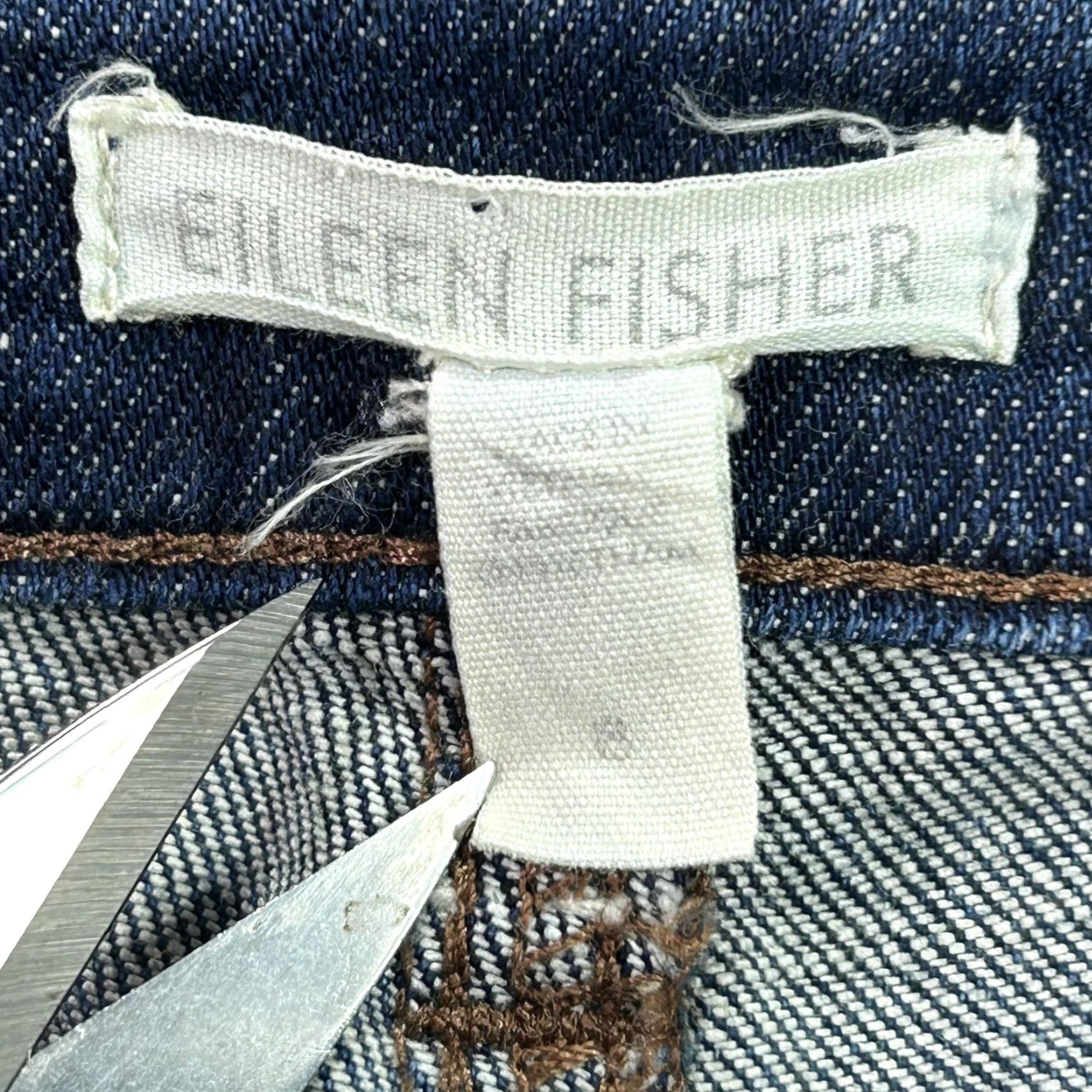 Eileen Fisher Eileen Fisher Jeans Womens 18 Blue Mid Rise Straight Denim Size 40" / US 18 - 5 Thumbnail
