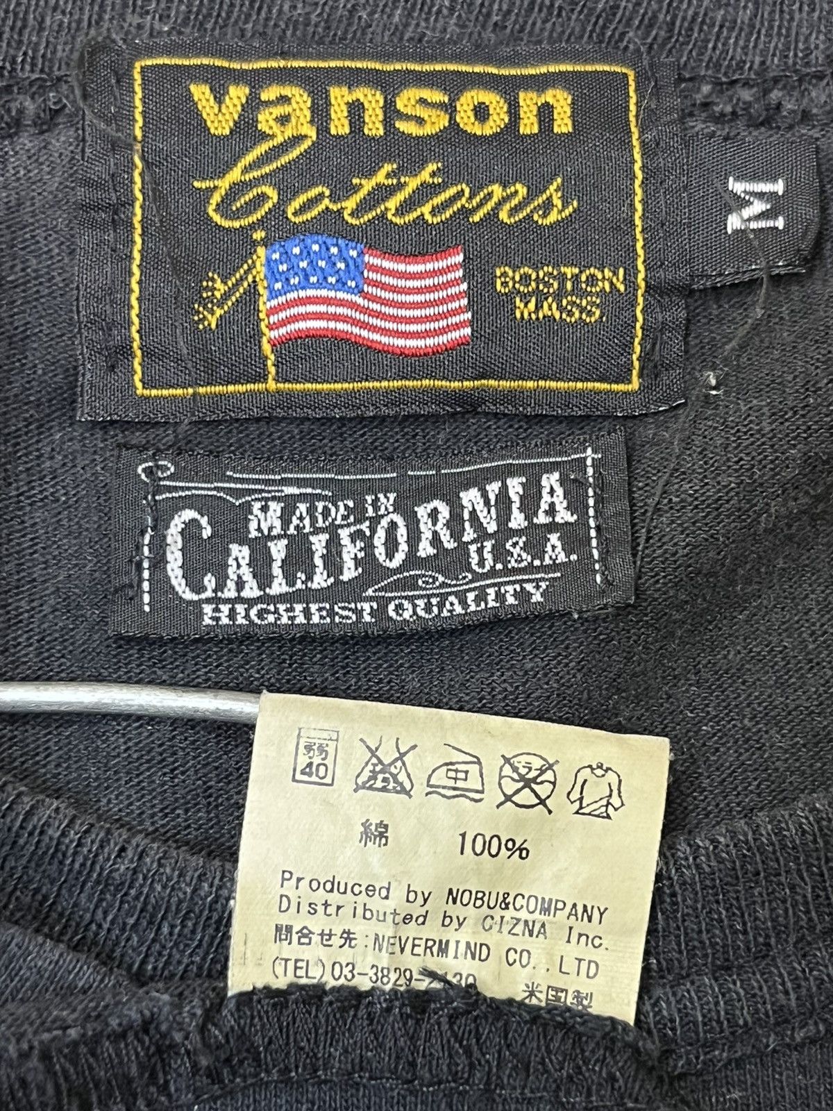 Vanson Leathers VANSON LEATHERS CALIFORNIA SACRED TEAM TEE SHIRT Size US M / EU 48-50 / 2 - 11 Thumbnail