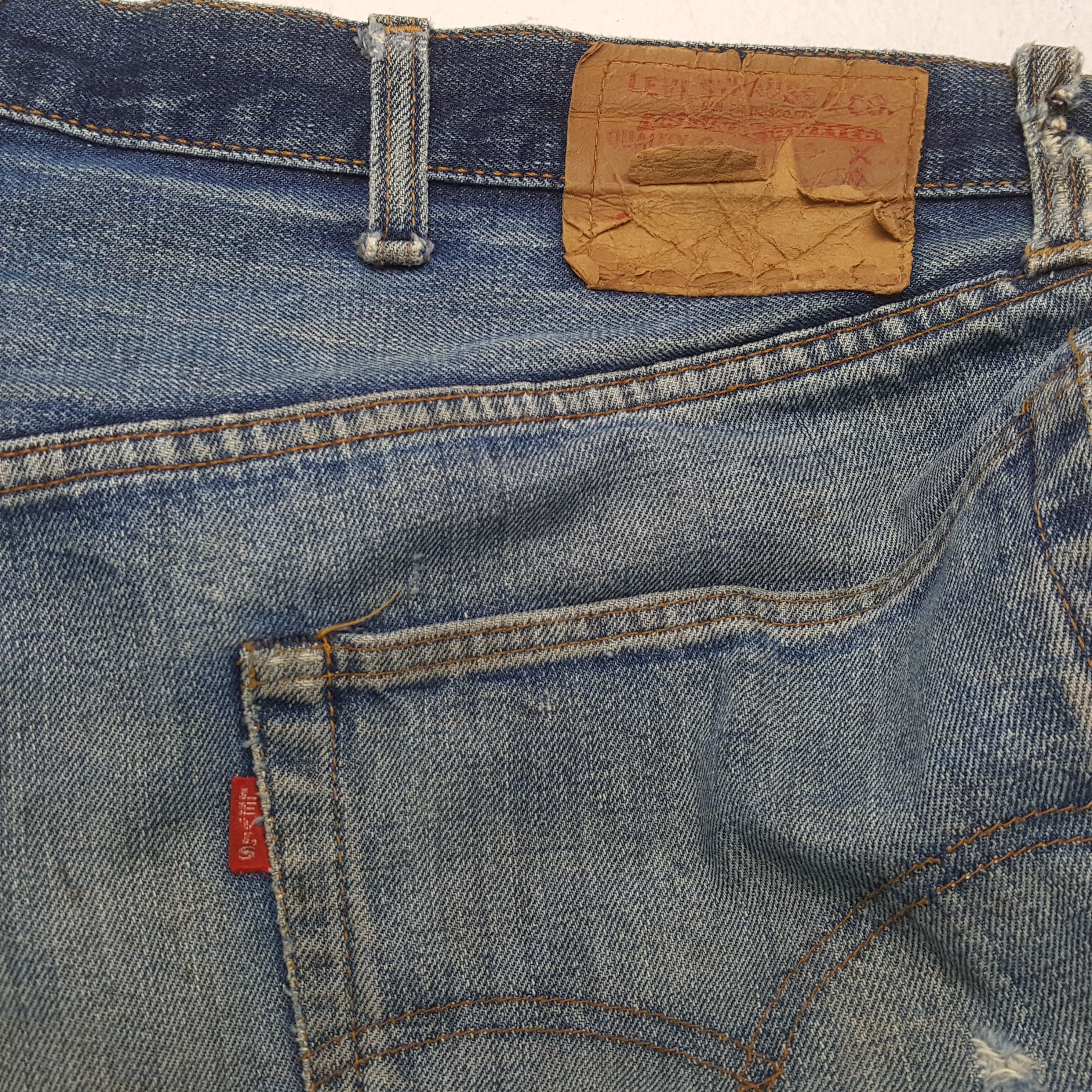 Levi's × Vintage LEVI'S Streetwear Style Short Distressed Jeans Size US 40 / EU 56 - 10 Thumbnail