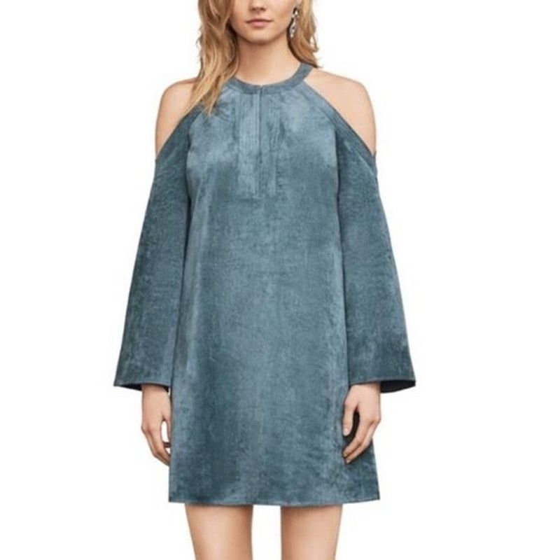 Bcbgmaxazria BCBGMaxAzria | Laguna faux suede cold shoulder dress | XXS Size XXS / US 00 / IT 34 - 1 Thumbnail