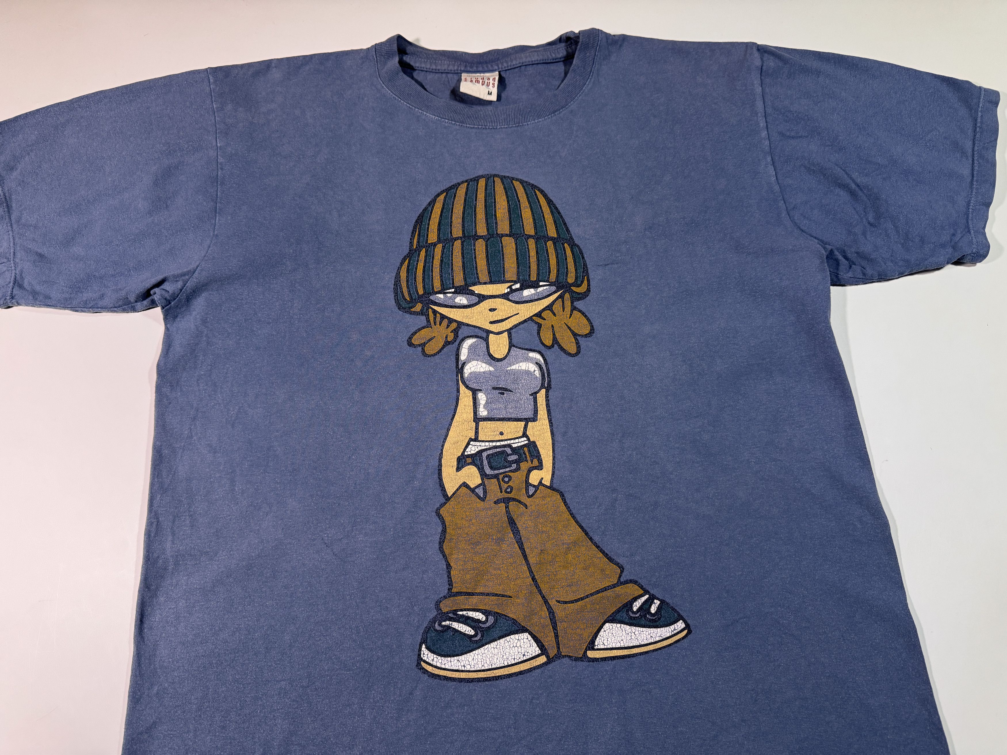 Rap Tees Vintage Ciudad Campus T-shirt Y2k Hip-Hop Rap Character Size US M / EU 48-50 / 2 - 2 Thumbnail