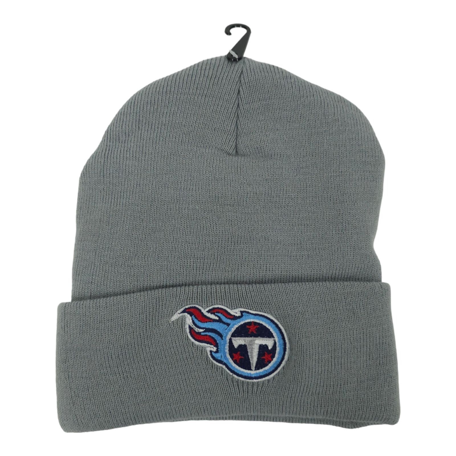 Other Tennessee Titans Embroidered Patch Cuffed Knit OSFM Beanie Size ONE SIZE - 1 Thumbnail