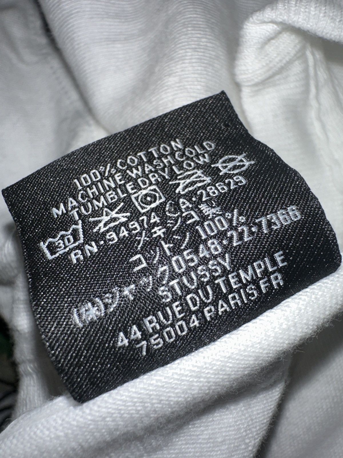 DENIM TEARS × Stussy Denim Tears Stussy Rock Tee Size US XL / EU 56 / 4 - 4 Thumbnail