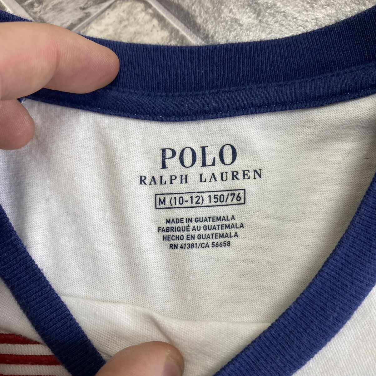 Polo Ralph Lauren Vintage Polo Ralph Lauren 3 Big Pony USA Rugby T- shirt Y2K Size US XXS / EU 40 - 13 Thumbnail
