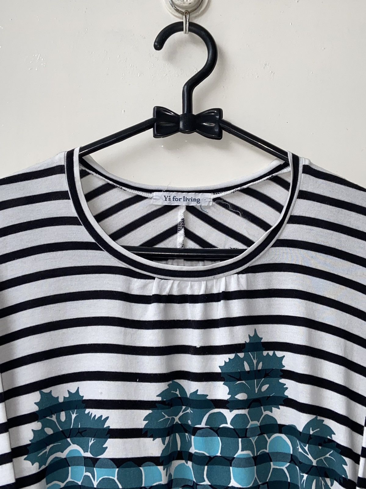 Y's × Yohji Yamamoto Y’S FOR LIVING Striped T-shirt Size US S / EU 44-46 / 1 - 4 Thumbnail