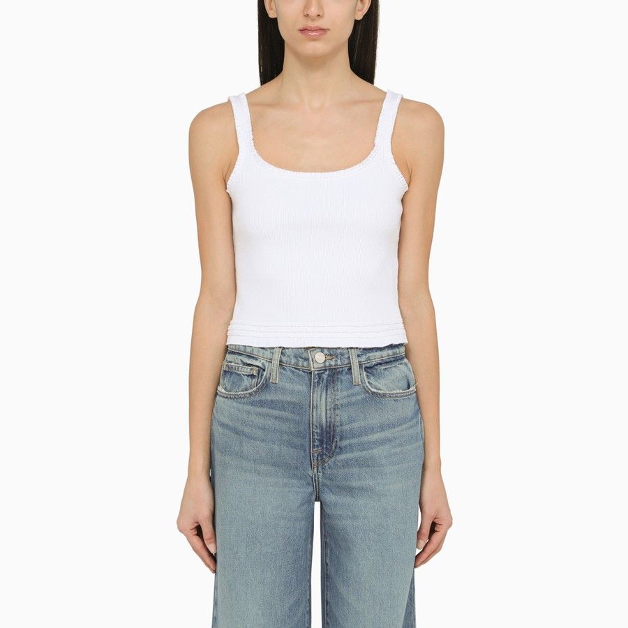 image of Chloe O1D2Blof0124 Tank Top In White, Women's (Size Medium)