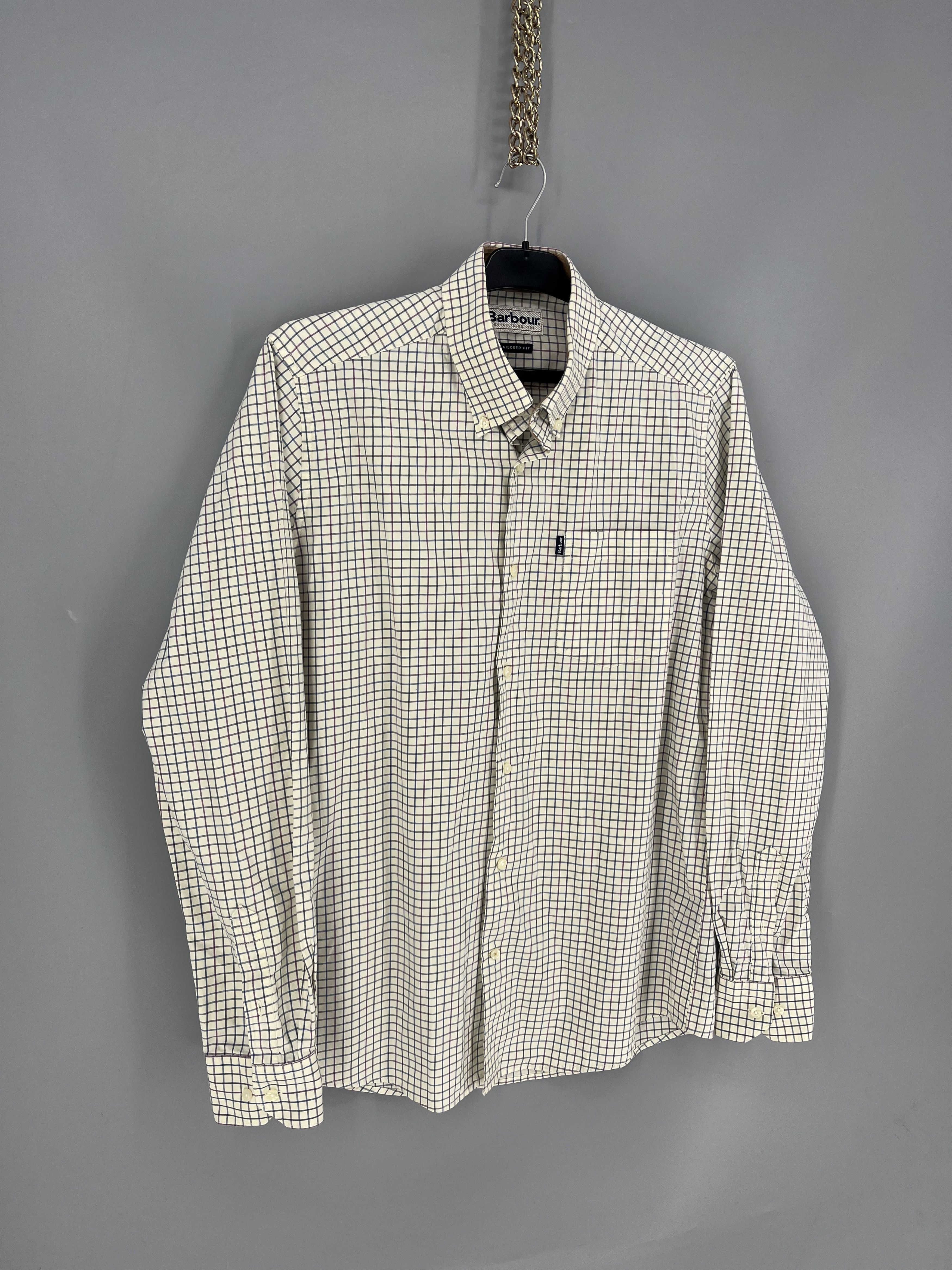 Barbour BARBOUR men's shirt 100% cotton Size L Size US S / EU 44-46 / 1 - 2 Thumbnail