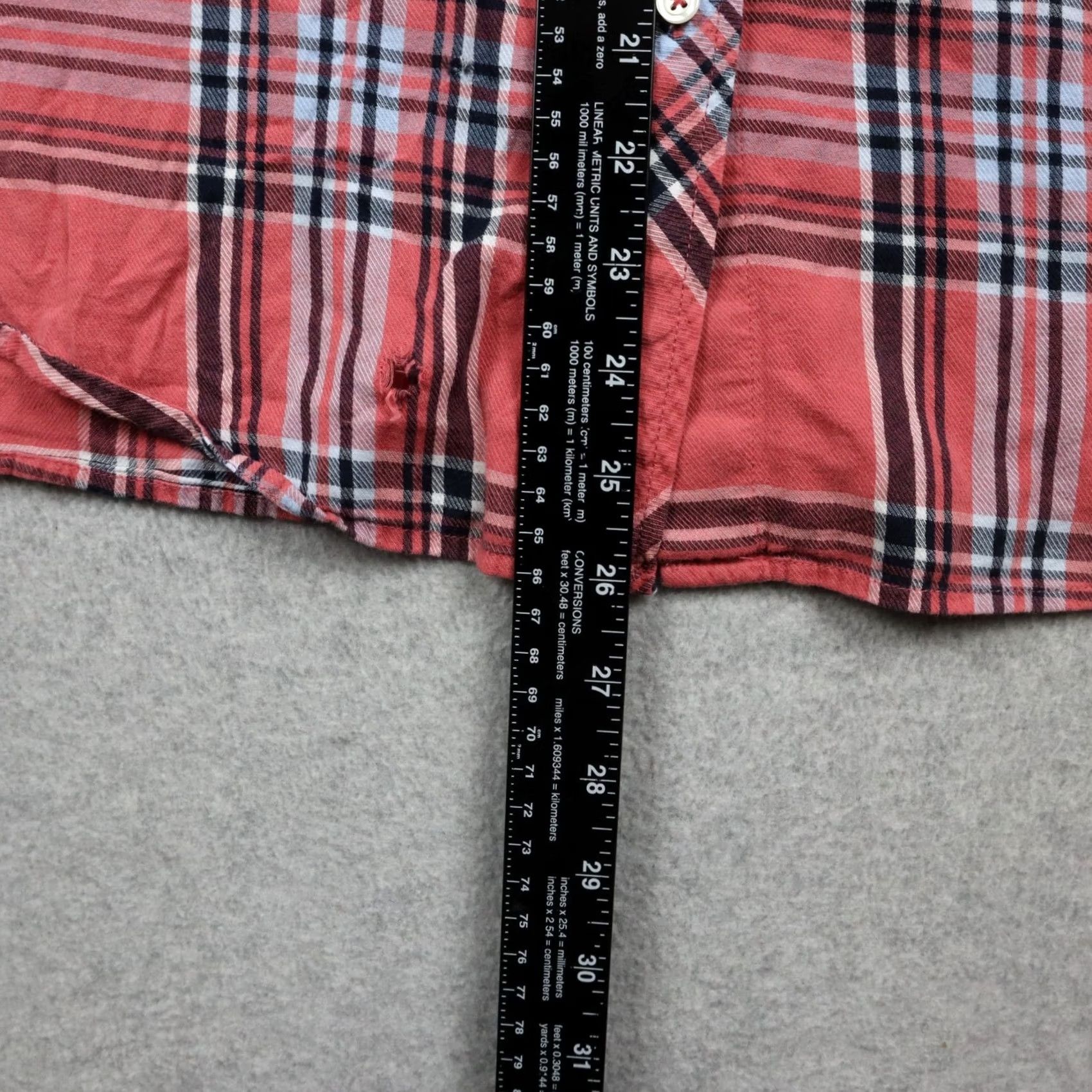 Talbots Talbots Shirt Womens Large Casual Button Up Pink Plaid Long Sleeve Size L / US 10 / IT 46 - 6 Thumbnail