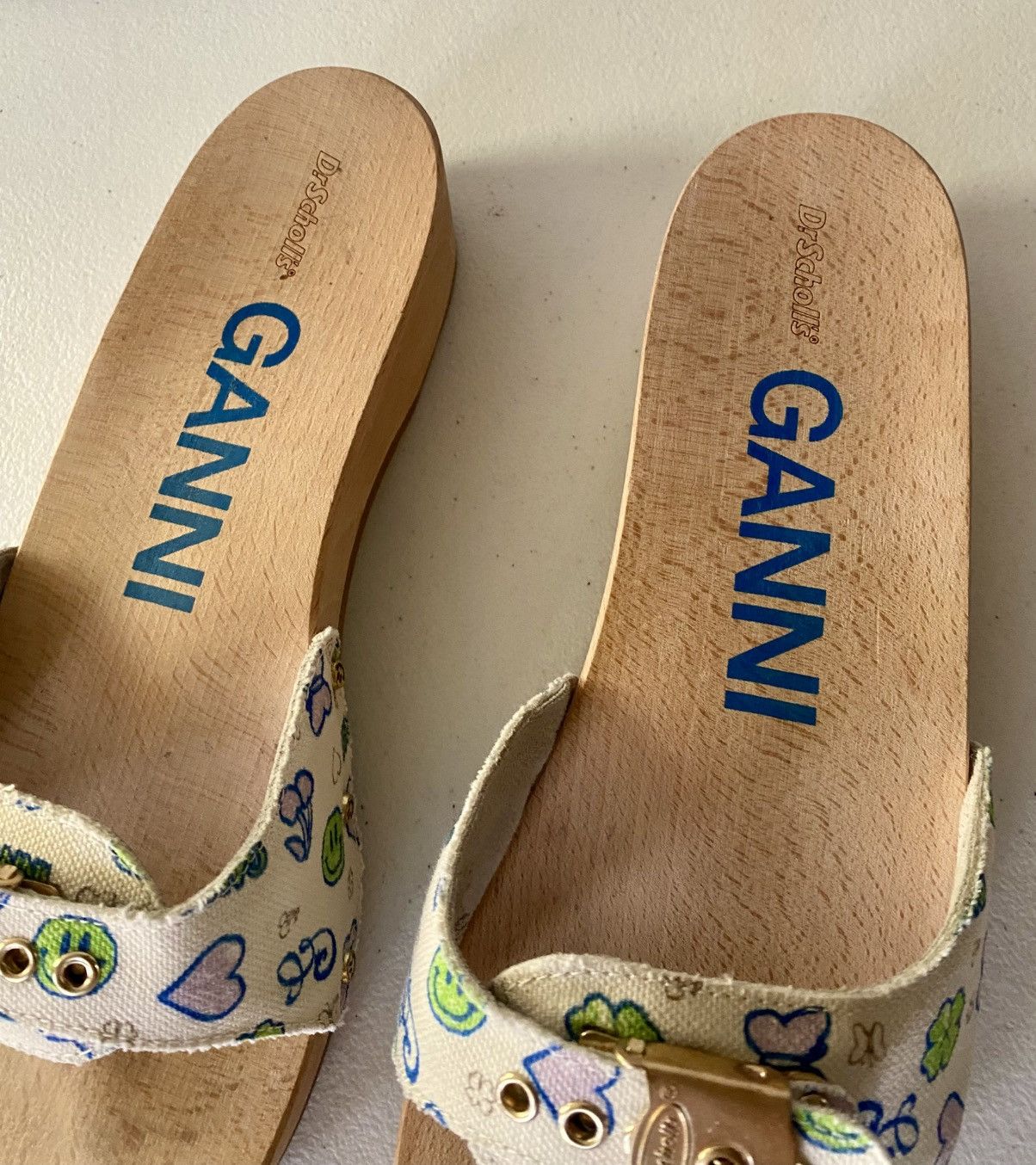 Ganni Dr Scholls X Ganni Original Clog Women Shoes White 7 US Size US 7 / IT 37 - 2 Thumbnail