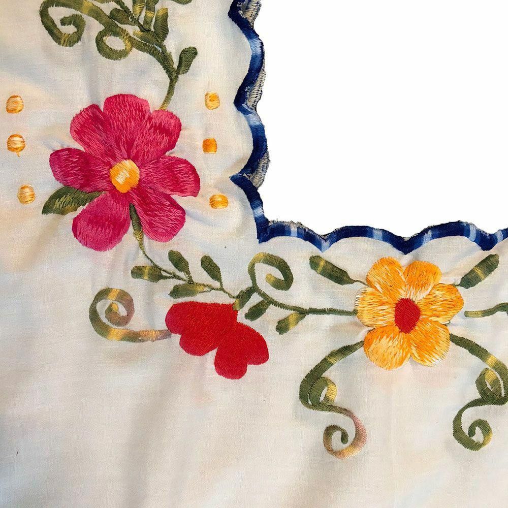 Designer Pre Owned White Hand Made Blouse Xl Size XL / US 12-14 / IT 48-50 - 4 Thumbnail