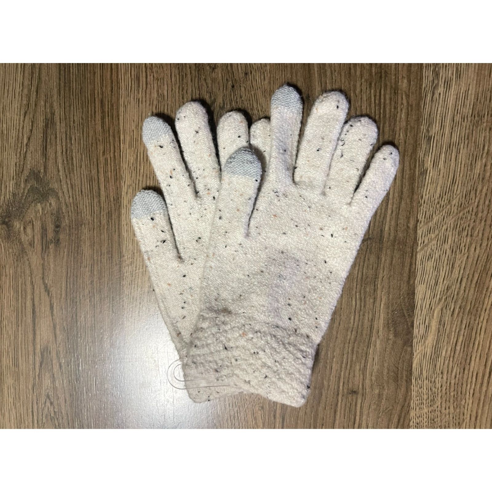 Vintage Universal Thread Gloves Women's One Size Gray Touchscreen Compatible NWT Size ONE SIZE - 2 Thumbnail