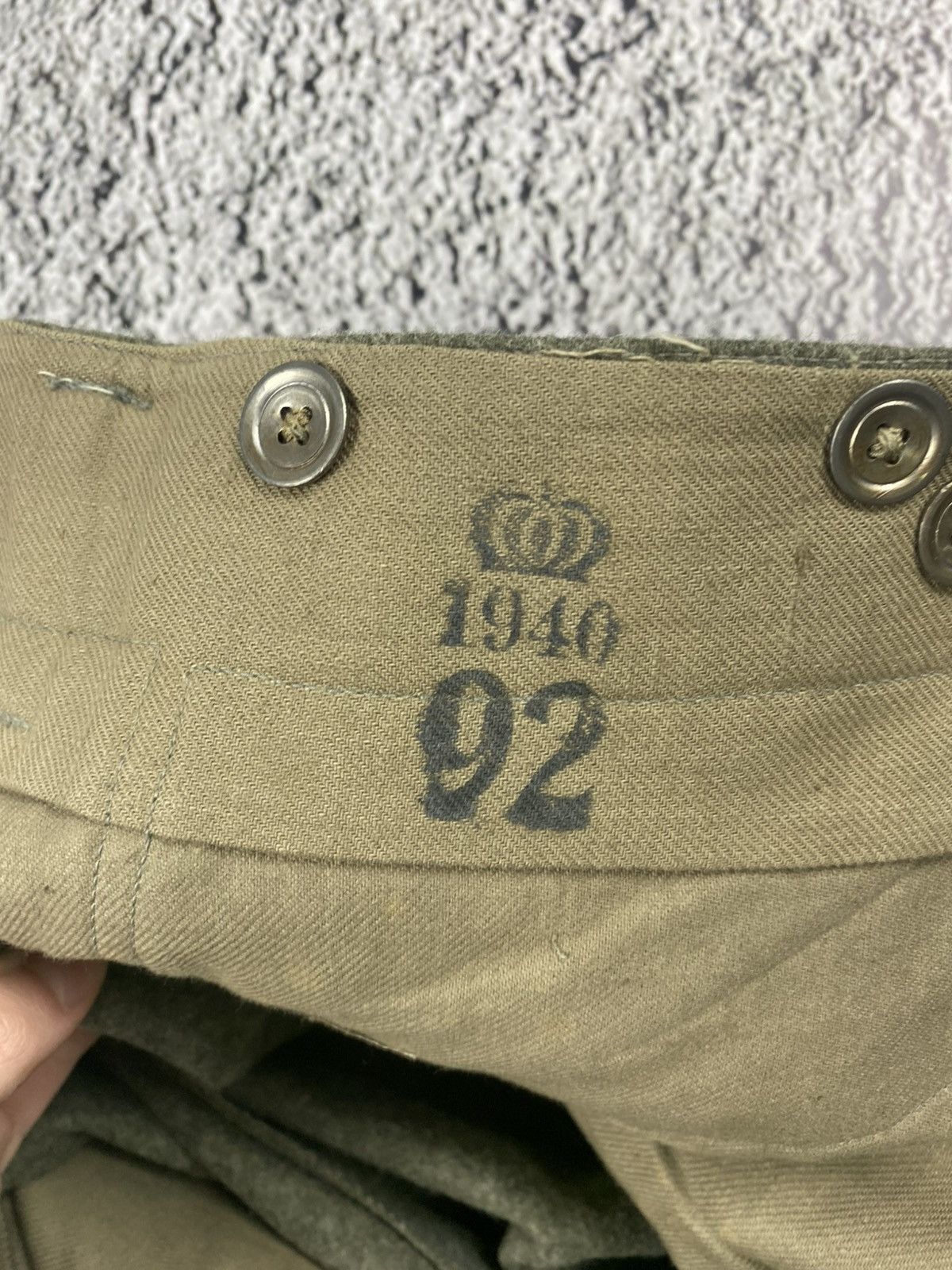 Vintage Vintage 80s cargo wool pants military style streetwear Size US 30 / EU 46 - 4 Thumbnail