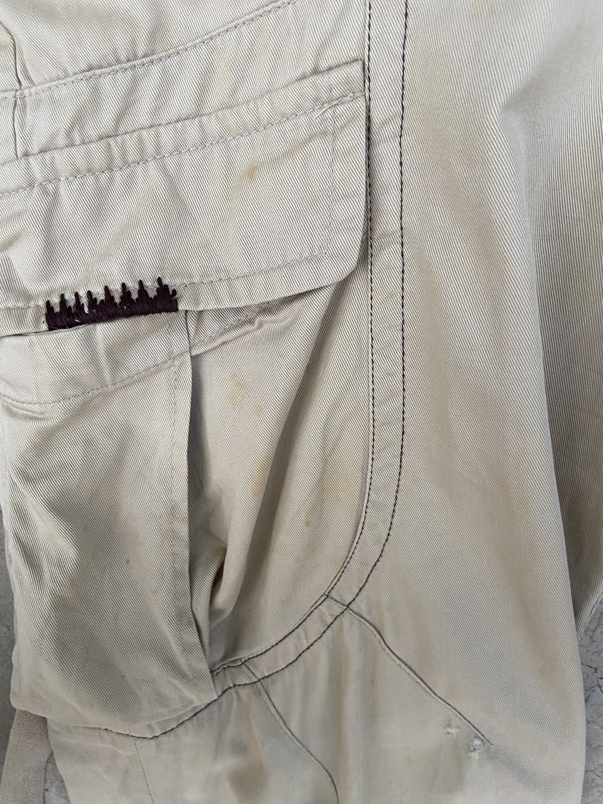 If Six Was Nine 🔥 Crystal Bush Cargo pants bondage hysteria distressed Size US 35 - 6 Thumbnail