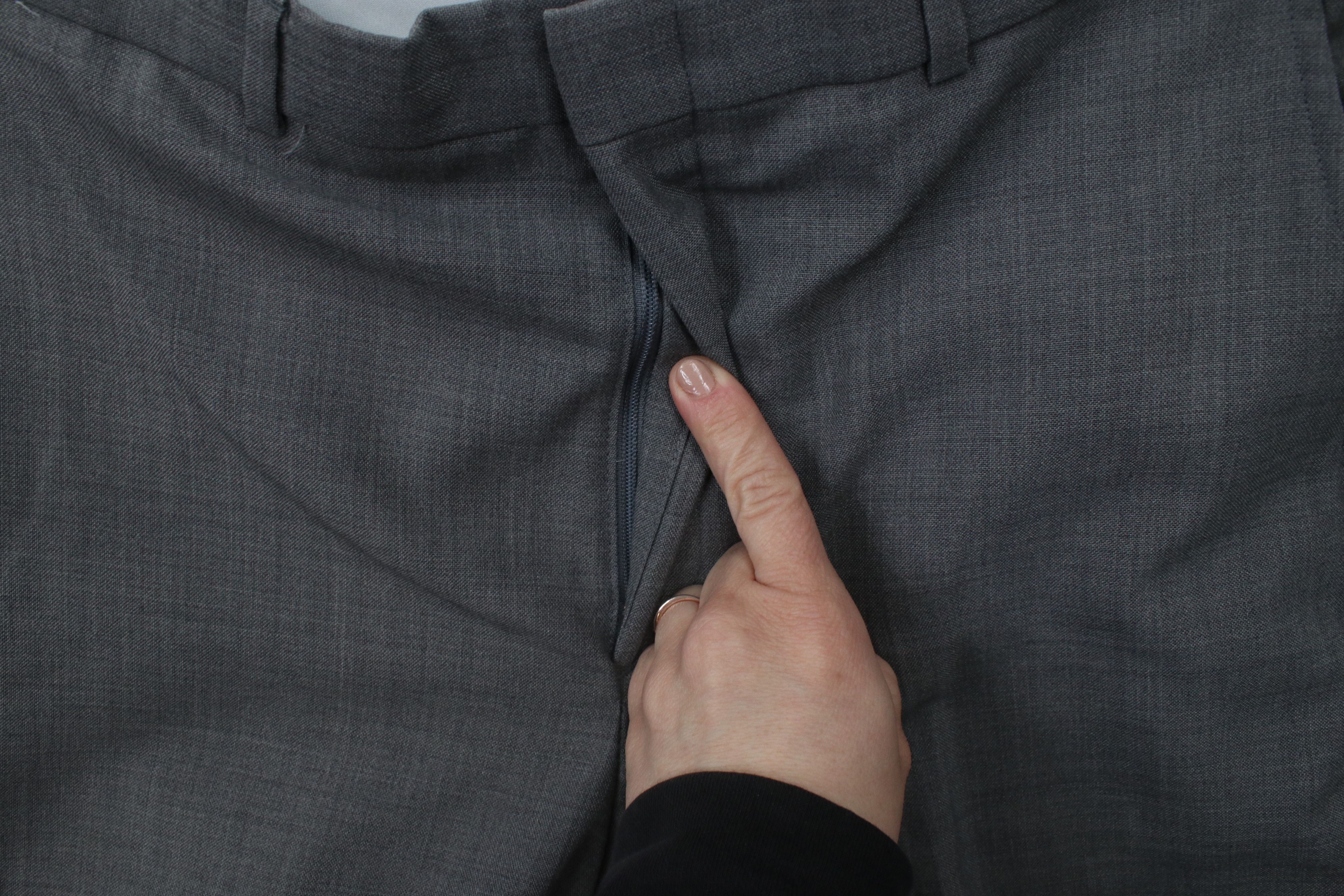 Vintage Vintage 90s Streetwear Flared Wide Leg Chino Pants Gray USA Size US 30 / EU 46 - 6 Thumbnail