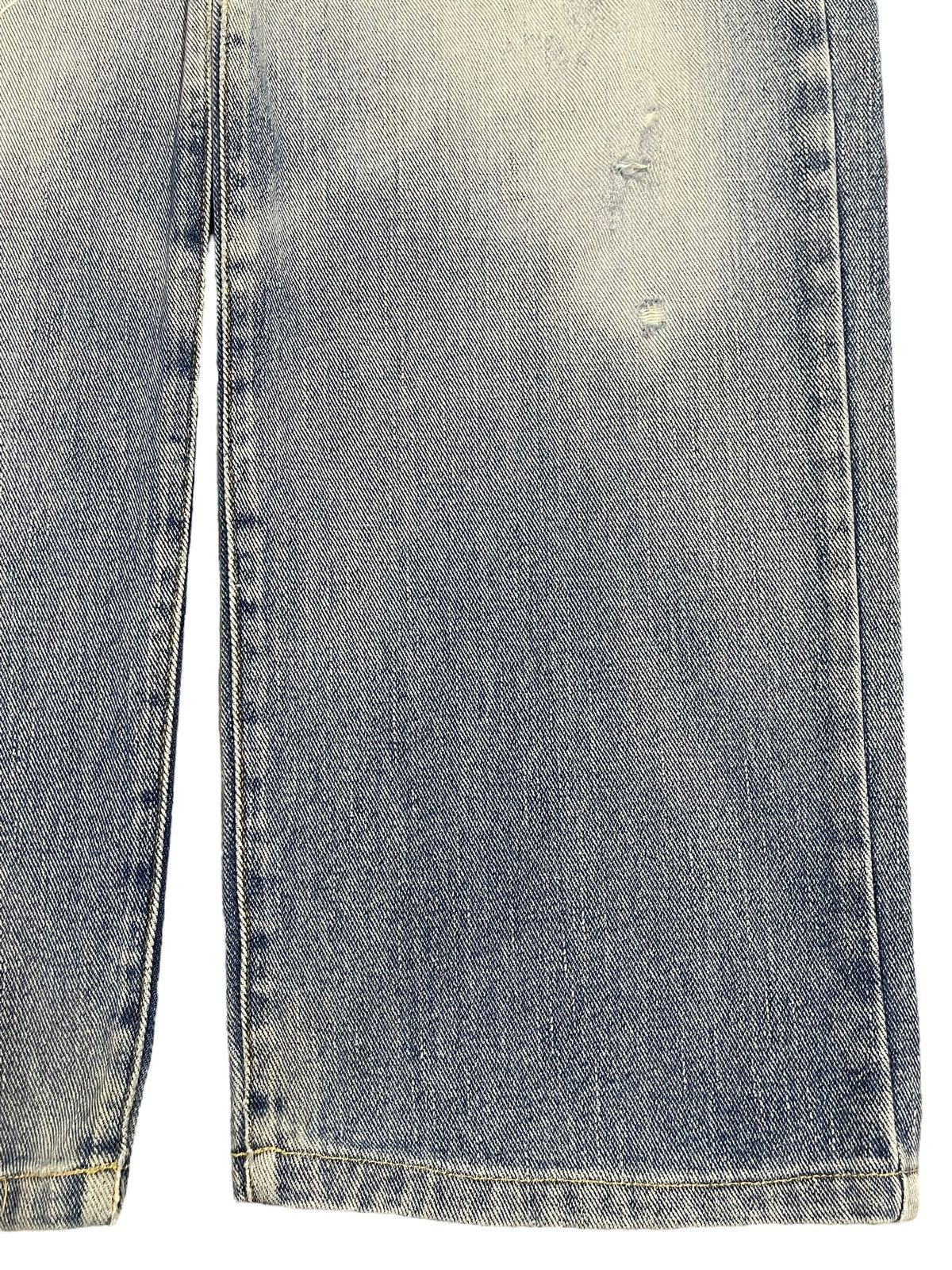 Denime Vintage Japanese Brand Blue Faded Wash Distress Baggy Jeans Size US 30 / EU 46 - 8 Thumbnail