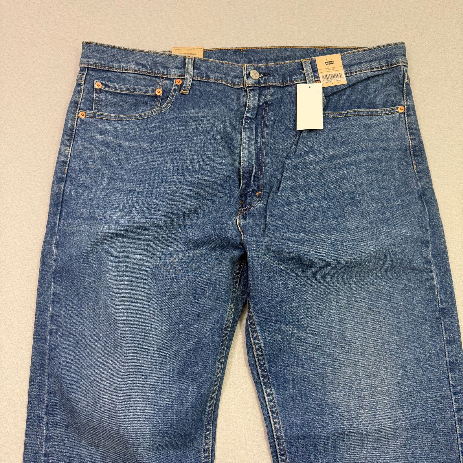Levi's Levis 505 Jeans Men's 40x30 Blue Regular Fit Straight NEW Size US 40 / EU 56 - 2 Thumbnail