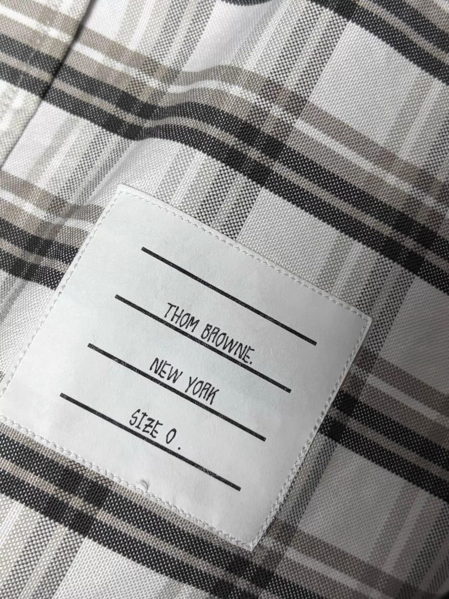 Thom Browne THOM BROWNE Plaid Shirt 0 Italian Size US XS / EU 42 / 0 - 4 Thumbnail