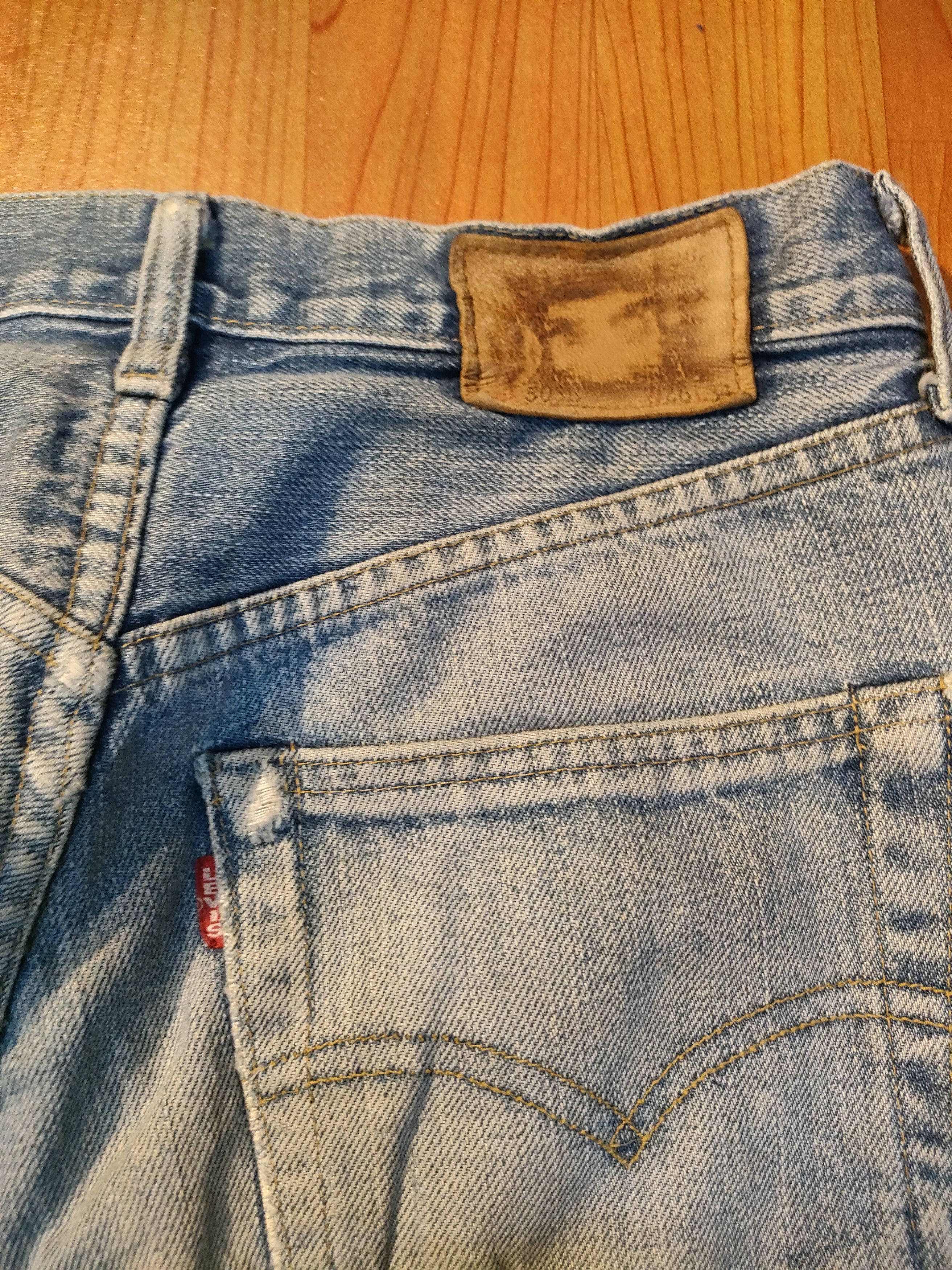 Levi's Vintage Clothing × Vintage Vintage Distressed Levi's 503B Selvedge Jeans Size US 28 / EU 44 - 2 Thumbnail