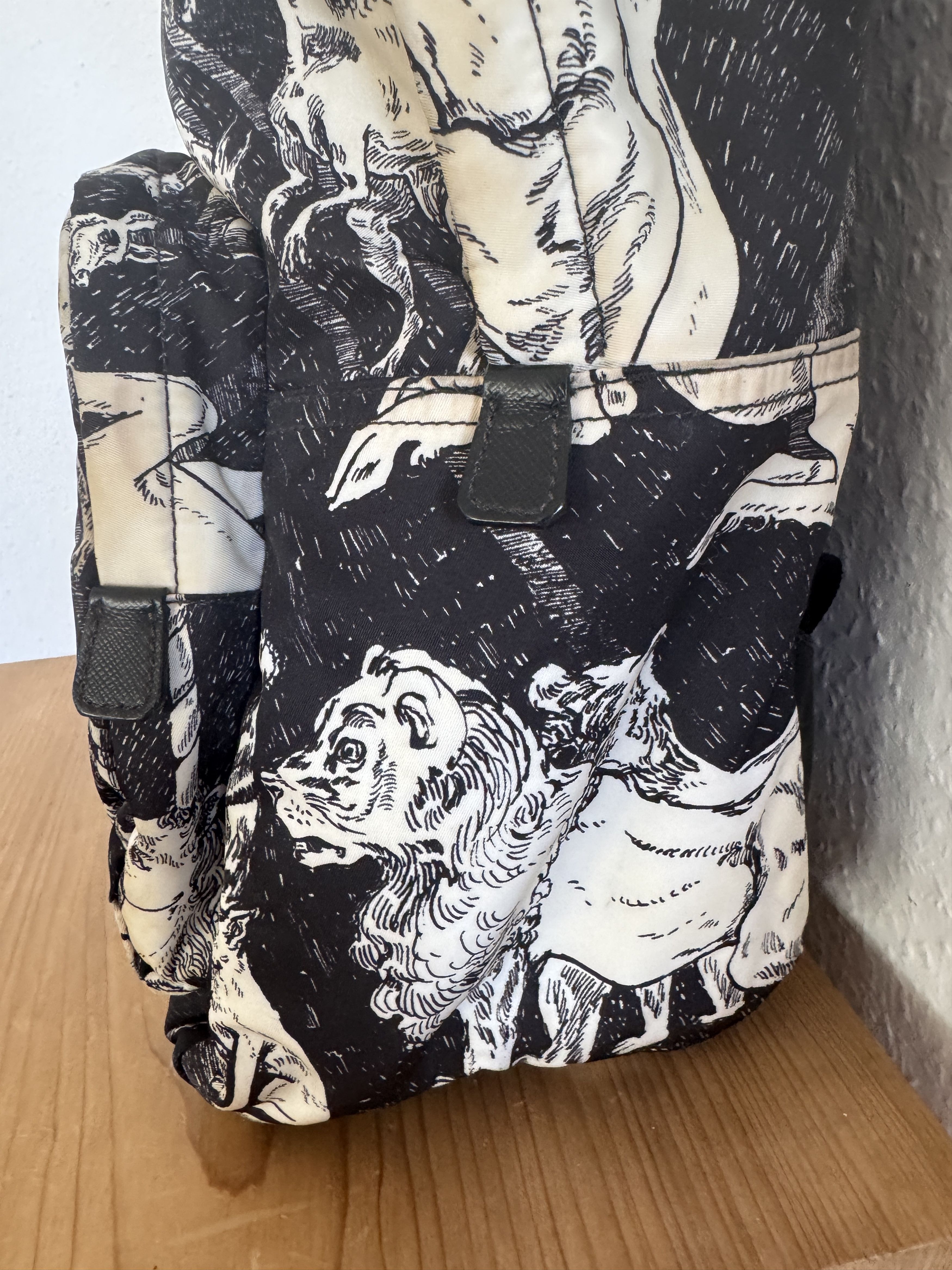 Prada Christophe Chemin Survival Utopia Print Backpack Size ONE SIZE - 3 Thumbnail