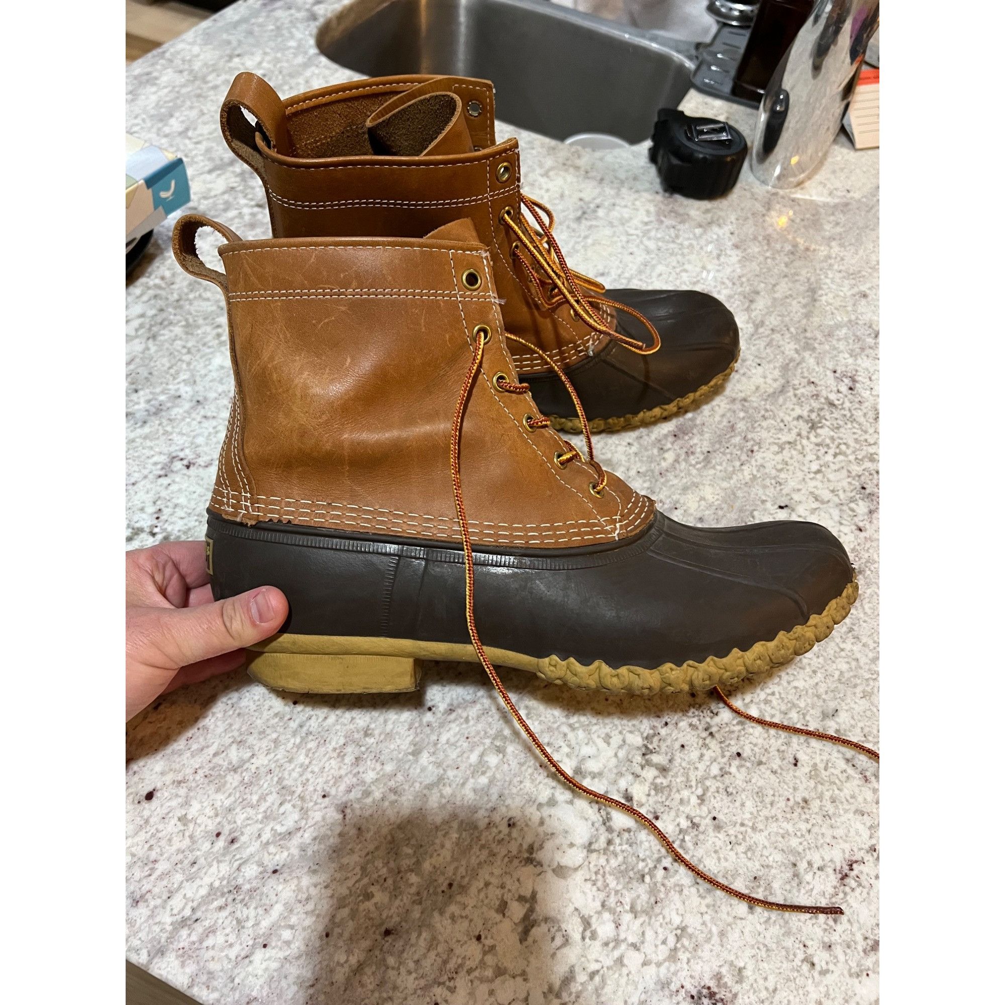 L.L. Bean L.L. Bean 8” Bean Boots - Size 13 Size US 13 / EU 46 - 2 Thumbnail