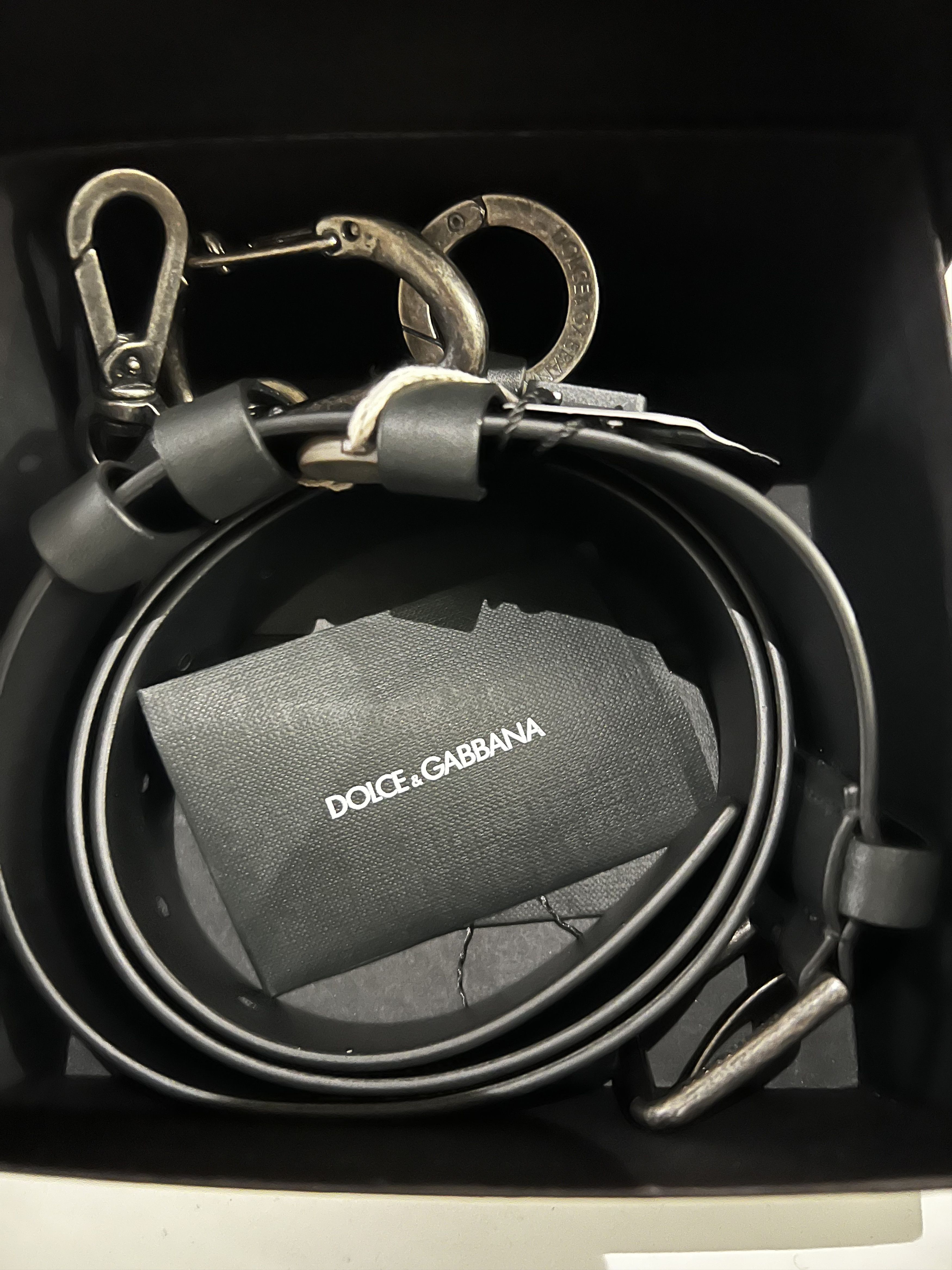 Dolce & Gabbana Leather Belts with Carabiner, Ring , Fastening Size ONE SIZE - 10 Thumbnail