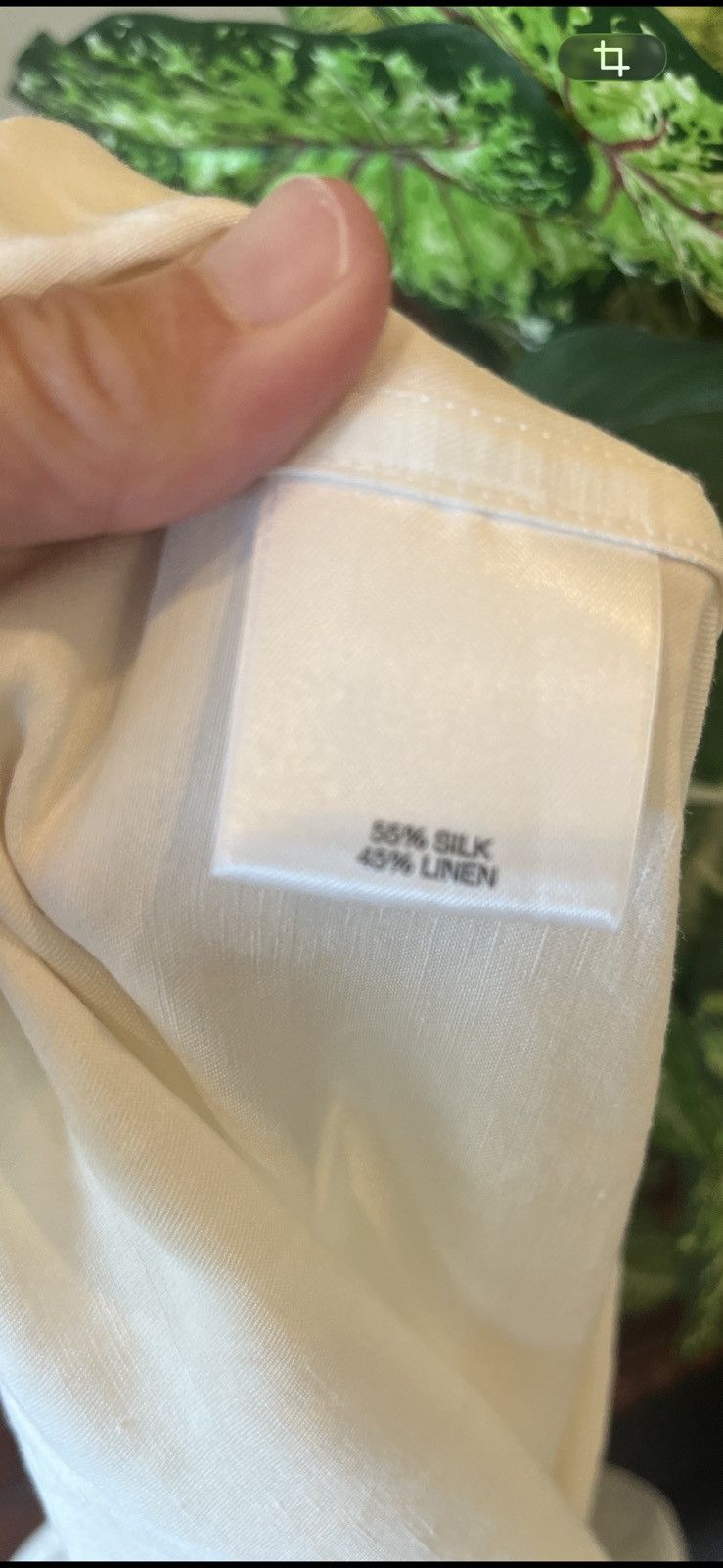 Cremieux Cremieux Silk Linen Cream Button Down Short Sleeve L Size US L / EU 52-54 / 3 - 5 Thumbnail