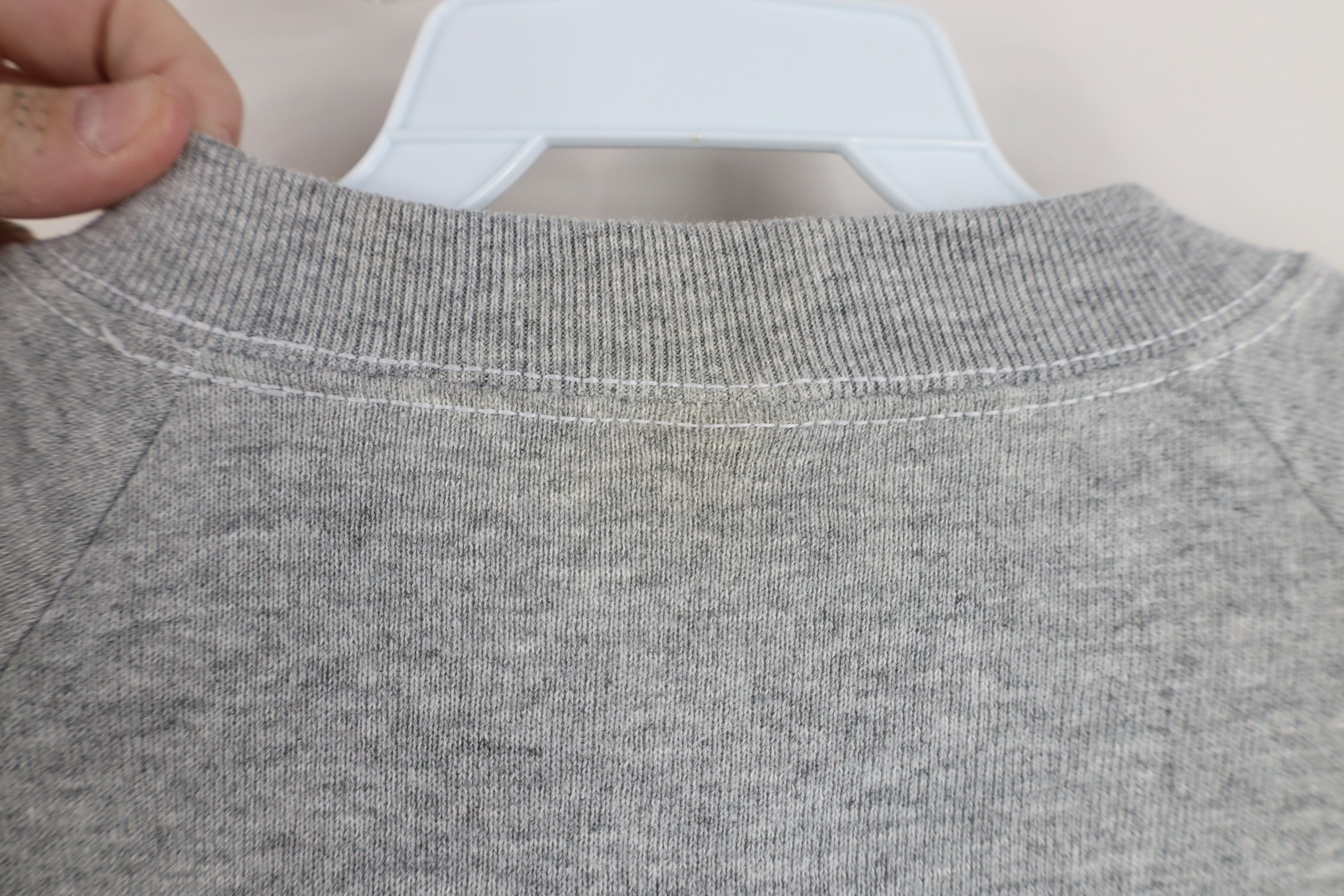 Vintage Vintage 90s Streetwear Crewneck Sweatshirt Heather Gray USA Size M / US 6-8 / IT 42-44 - 7 Thumbnail