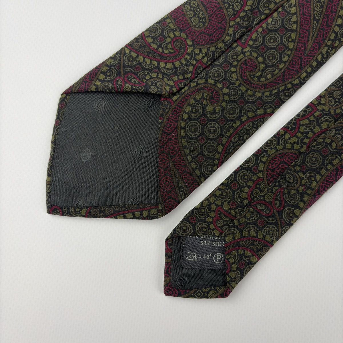 Ermenegildo Zegna Ermenegildo Zegna Abstraction Silk Tie Size ONE SIZE - 4 Thumbnail