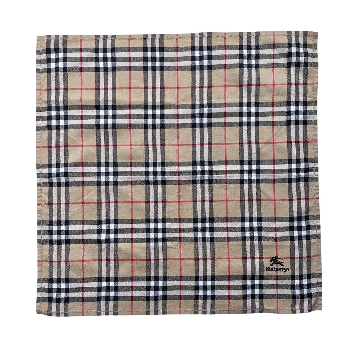 Burberry × Designer × Vintage Burberry London Classic Nova Check Handkerchief Size ONE SIZE - 1 Thumbnail