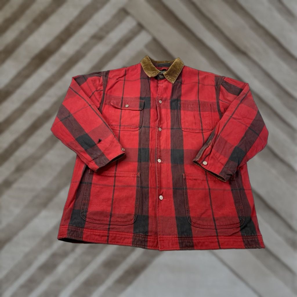 Ralph Lauren VINTAGE Ralph Lauren Country Buffalo Plaid Lined Mackinaw Jacket MEDIUM Jacket Size M / US 6-8 / IT 42-44 - 1 Thumbnail