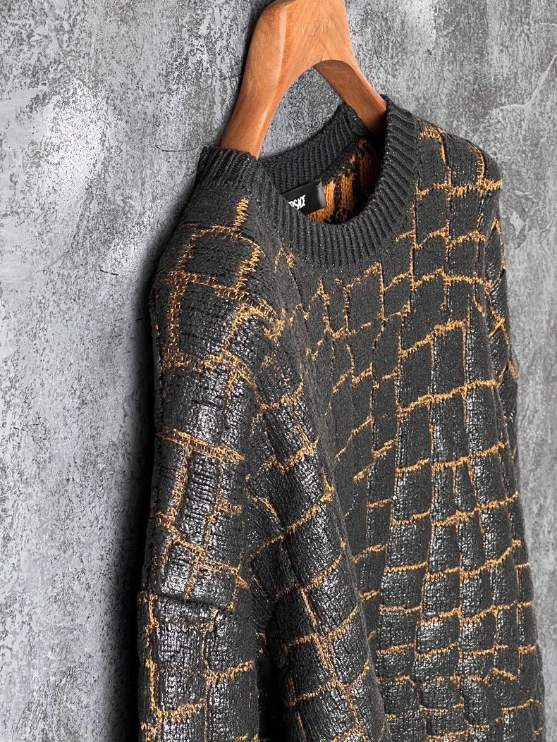 Versace Versace Color-blocked wool crewneck sweater Size US M / EU 48-50 / 2 - 5 Thumbnail