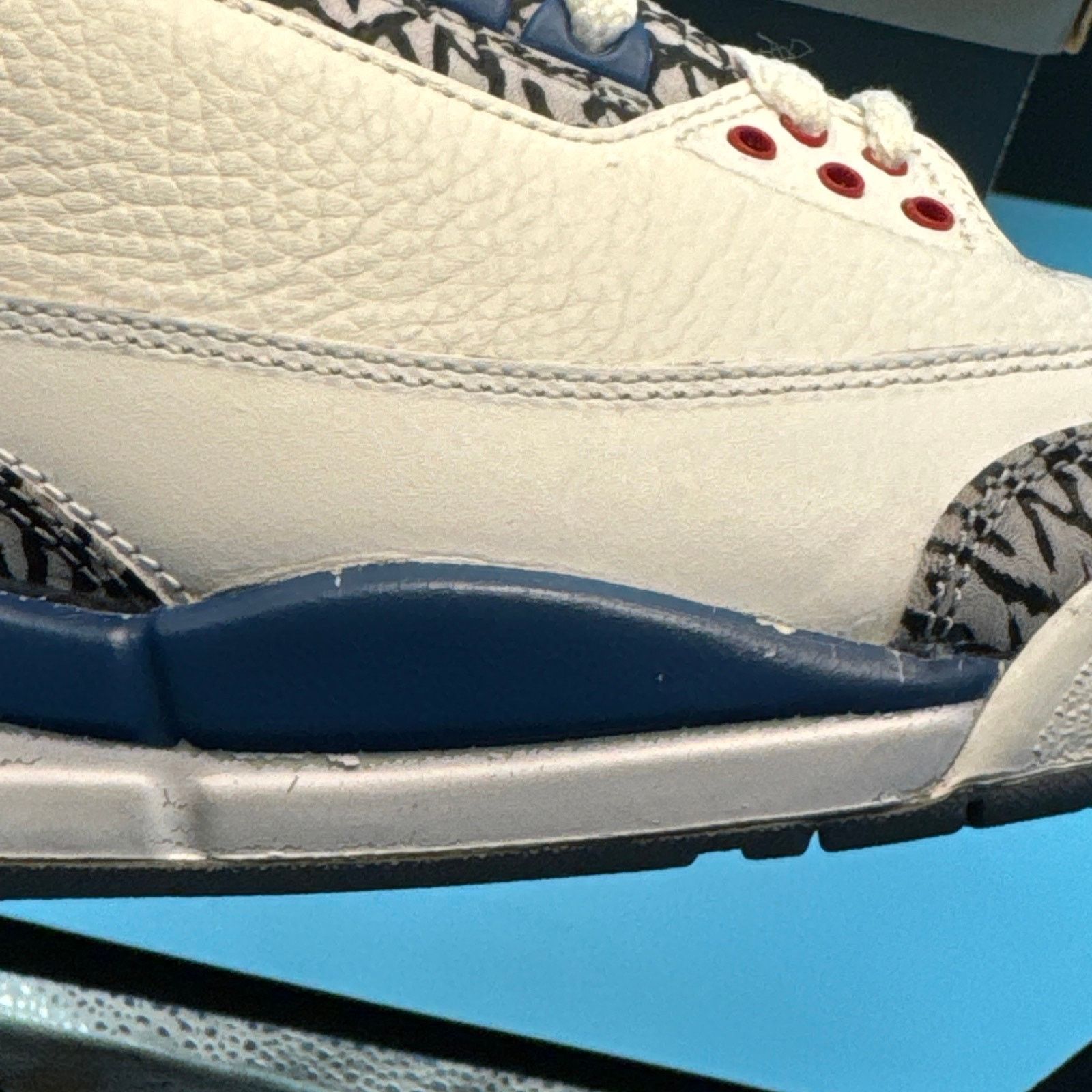 Jordan Brand × Nike Air Jordan Retro 3 "True Blue" 2009 m8.5 w10 Size US 8.5 / EU 41-42 - 13 Thumbnail
