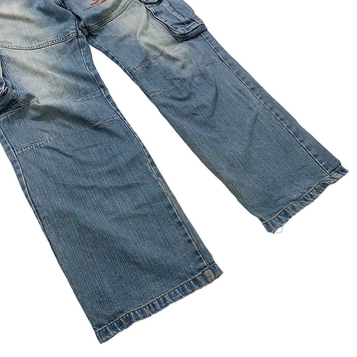 Vintage ☀️Hawaiian longboard wear Piko loose cargo jeans Size US 30 / EU 46 - 5 Thumbnail