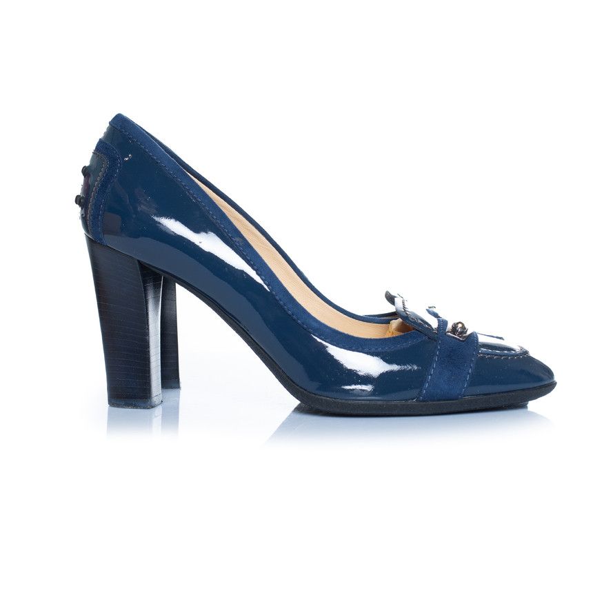 Tod's Tod’s, patent leather loafer pump Size US 8.5 / IT 38.5 - 7 Thumbnail