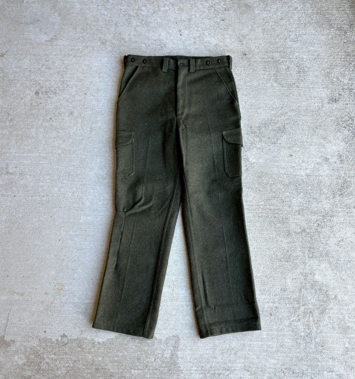 image of Heavy Filson Mackinaw Wool Field Pants Size 34 in Green, Men's