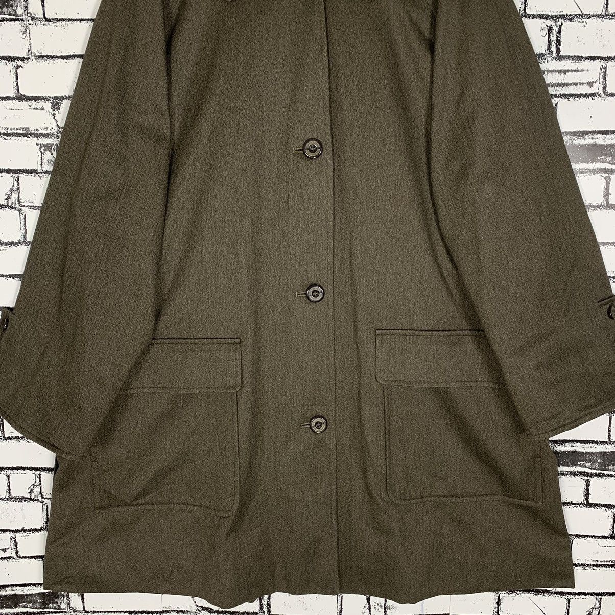Burberry × Vintage Vintage Burberry Long Coat Jacket Size XL / US 12-14 / IT 48-50 - 5 Thumbnail