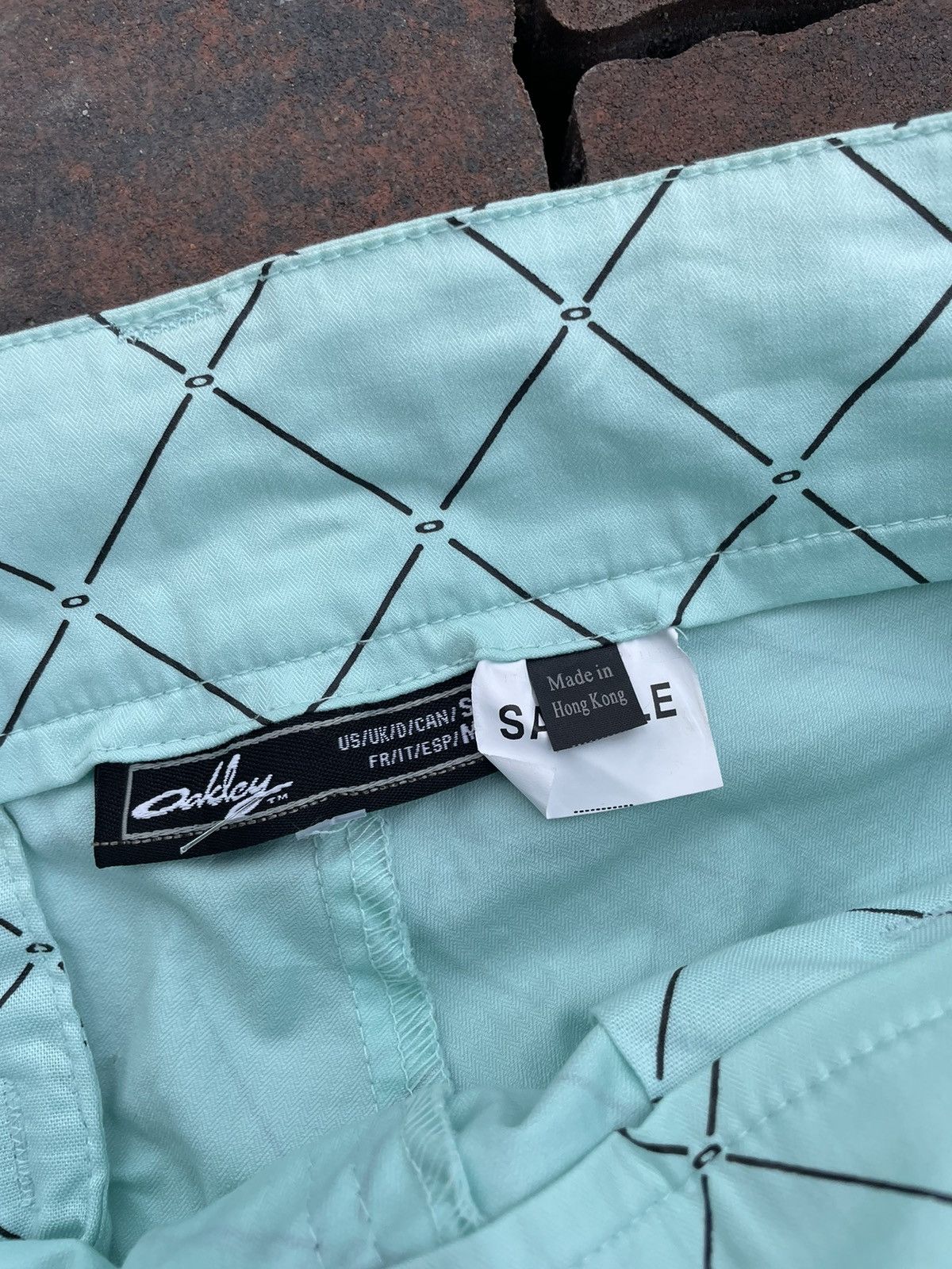 Oakley × Vintage Vintage Oakley Y2K Monogram Sample Wide Leg Pants Size 30" / US 8 / IT 44 - 5 Thumbnail