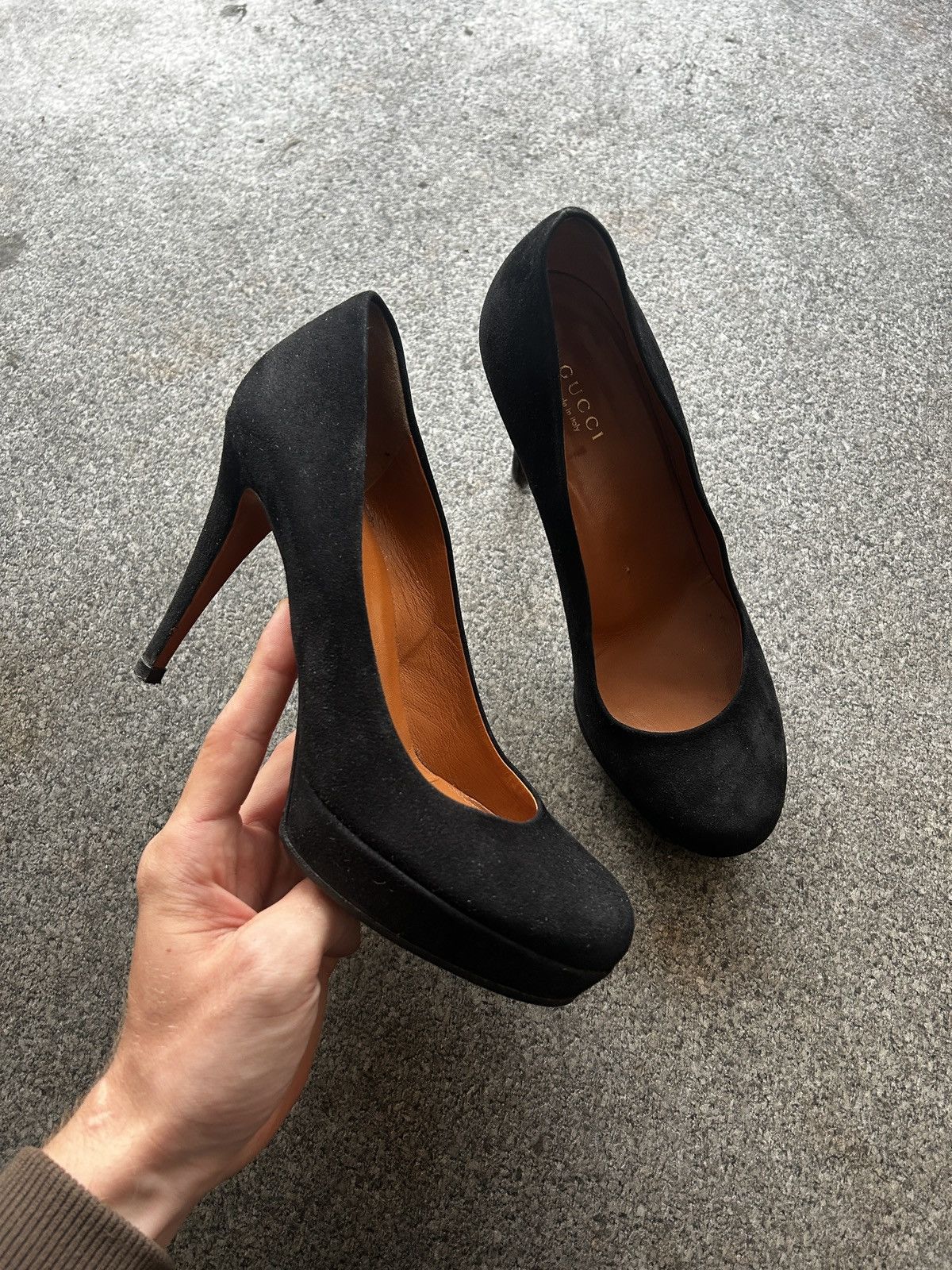 Gucci Gucci Leather Suede Heels Size US 6.5 / IT 36.5 - 1 Thumbnail